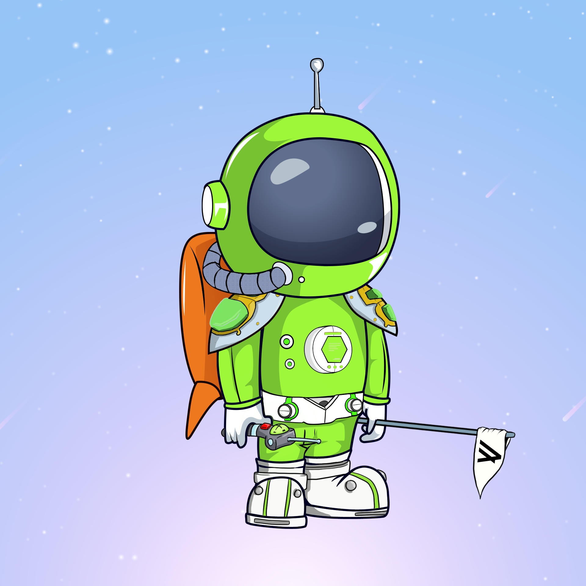 Galactic Astros #2437 NFT on Algorand