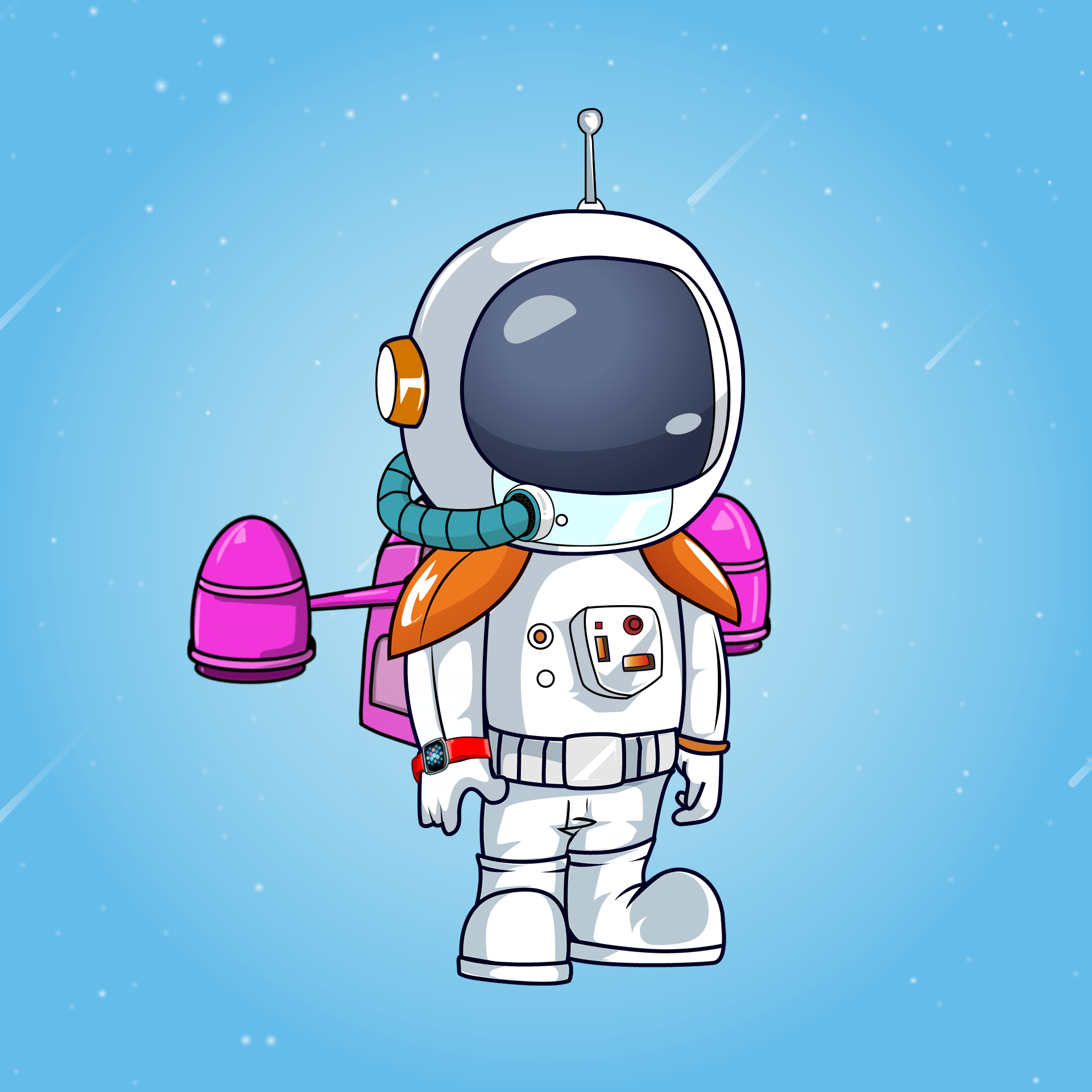 Galactic Astros #245 NFT on Algorand