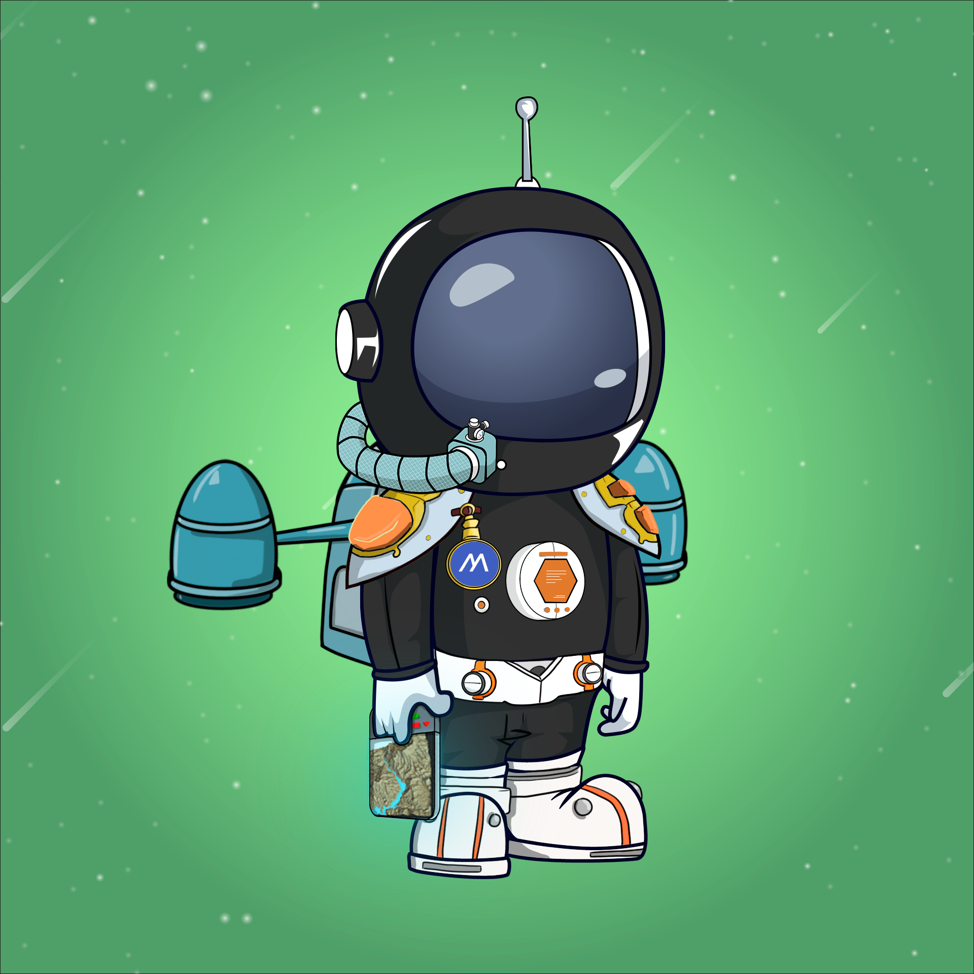 Galactic Astros #321 NFT on Algorand