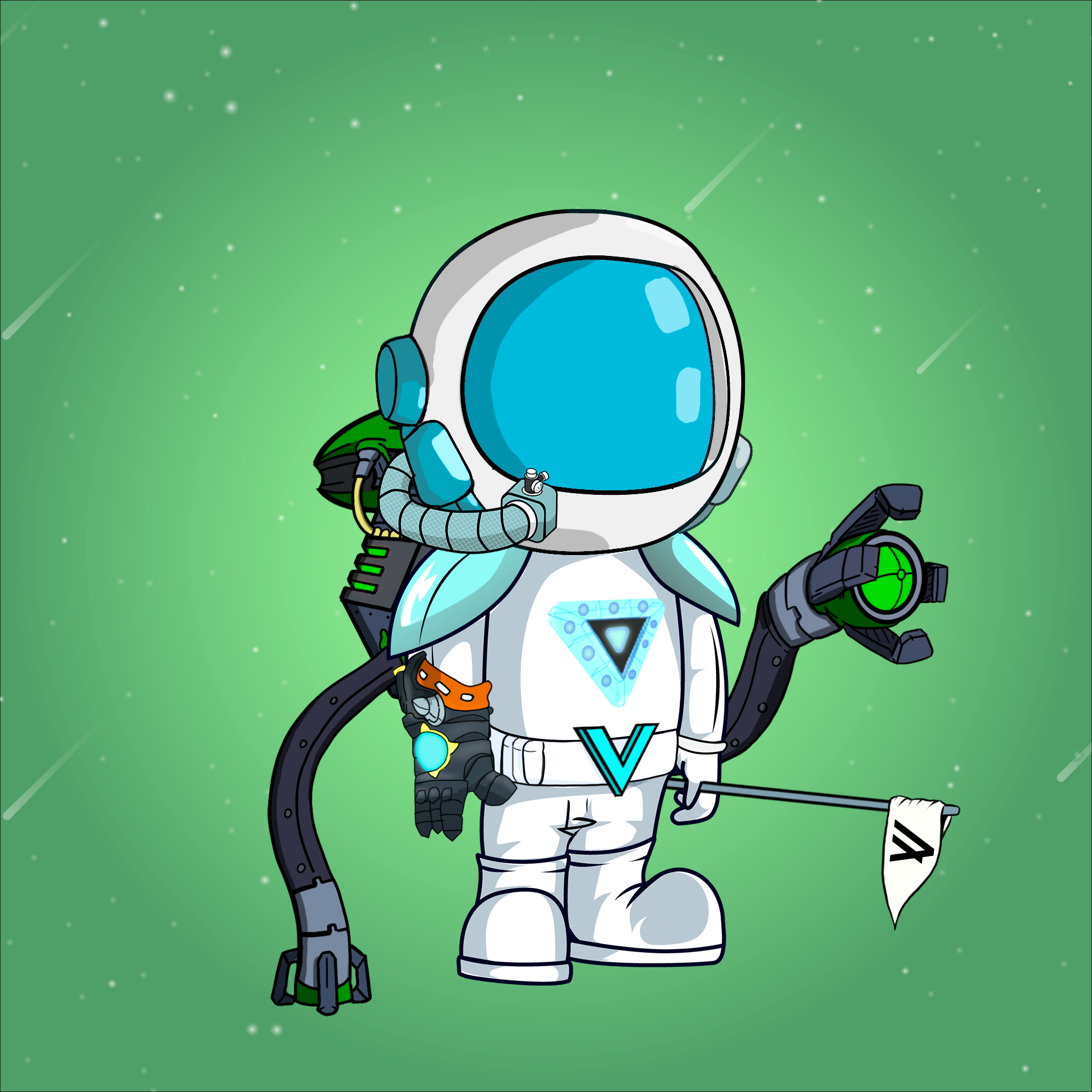Galactic Astros #377 NFT on Algorand