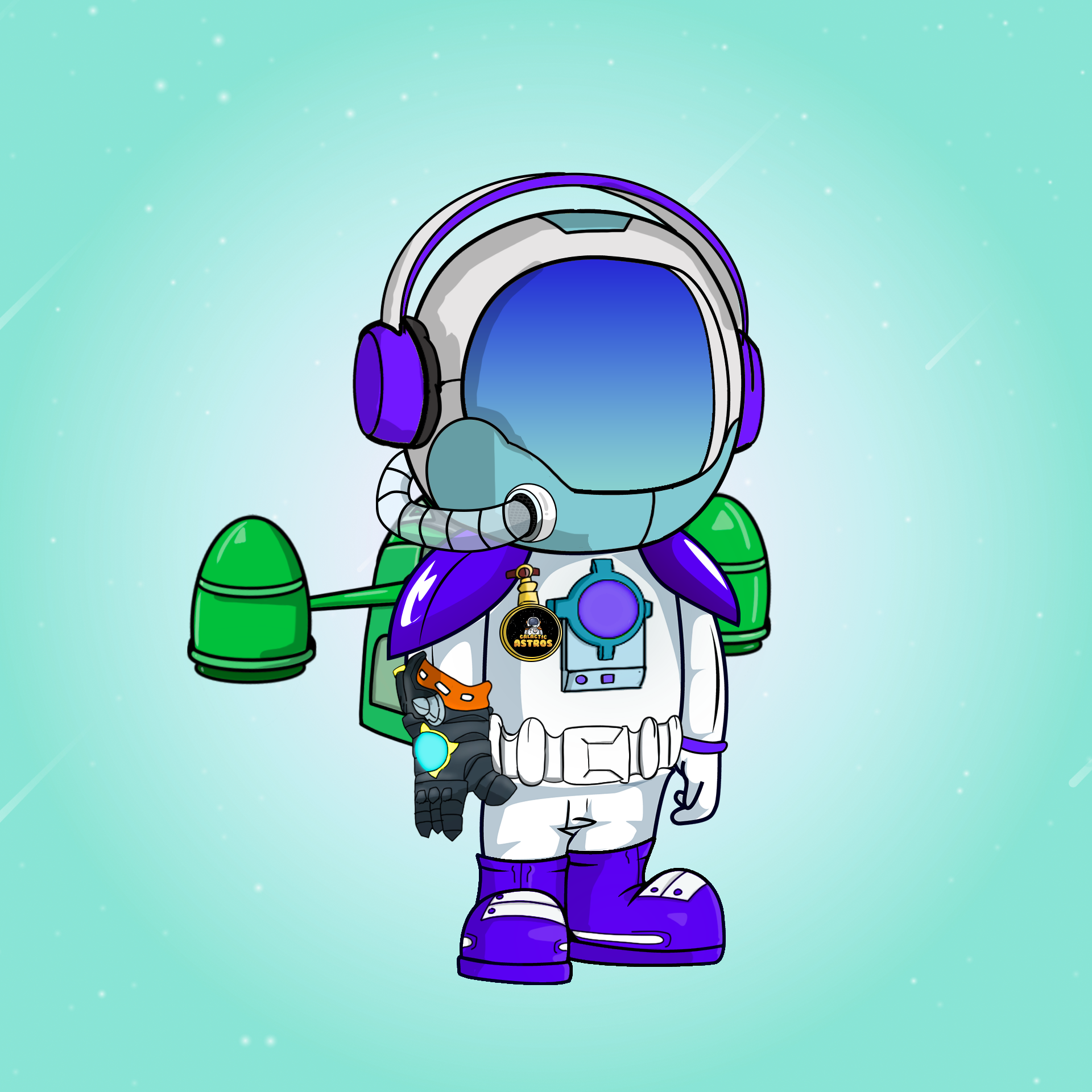 Galactic Astros #406 NFT on Algorand