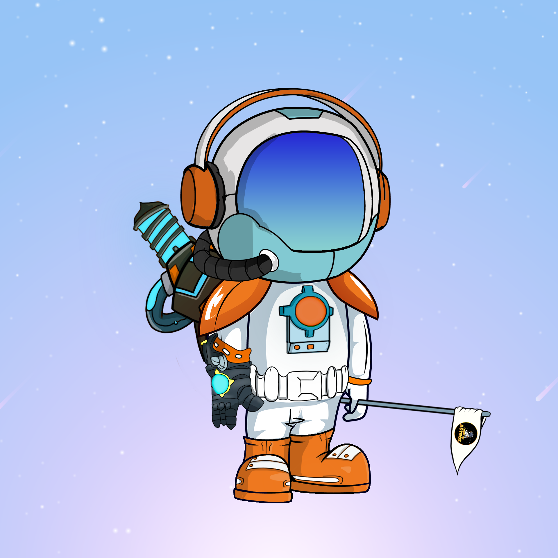 Galactic Astros #410 NFT on Algorand