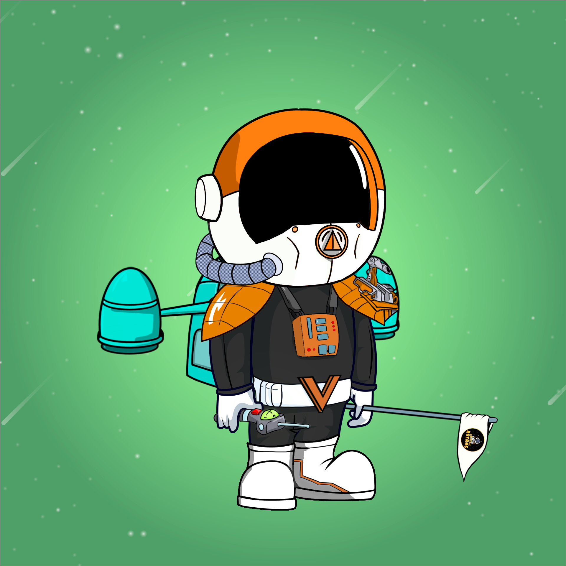 Galactic Astros #466 NFT on Algorand