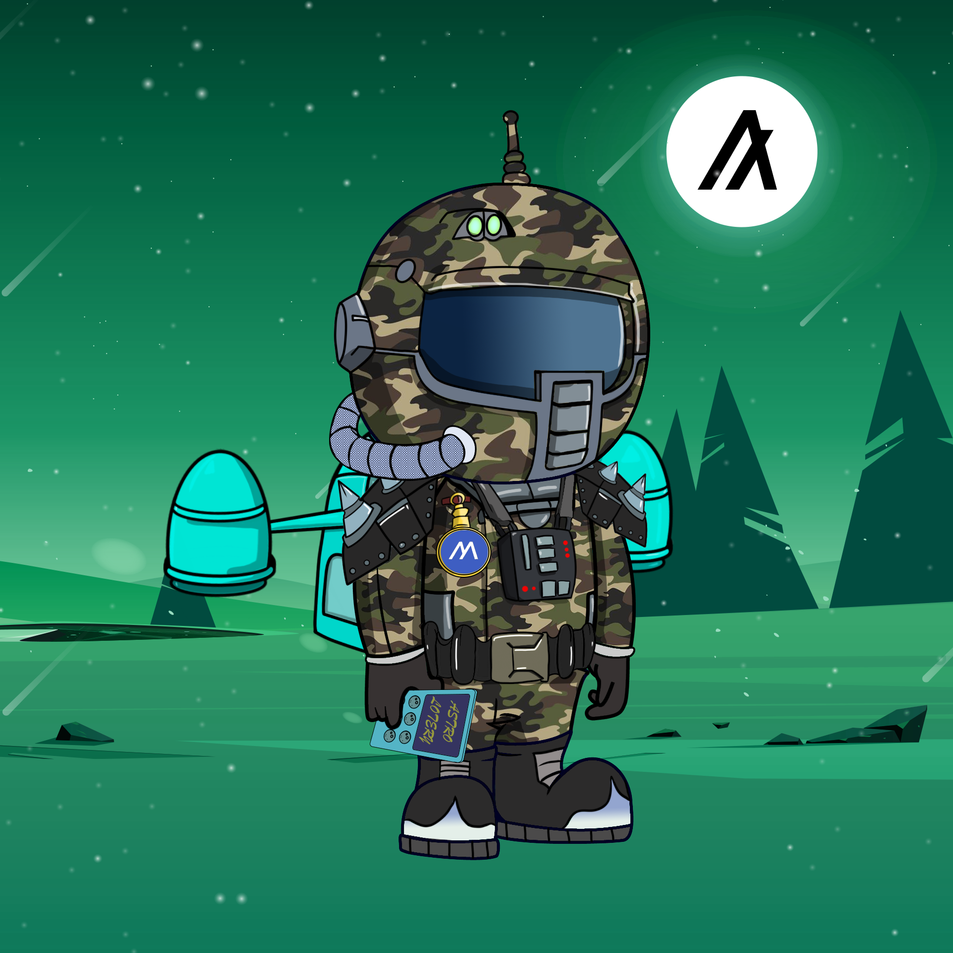 Galactic Astros #498 NFT on Algorand