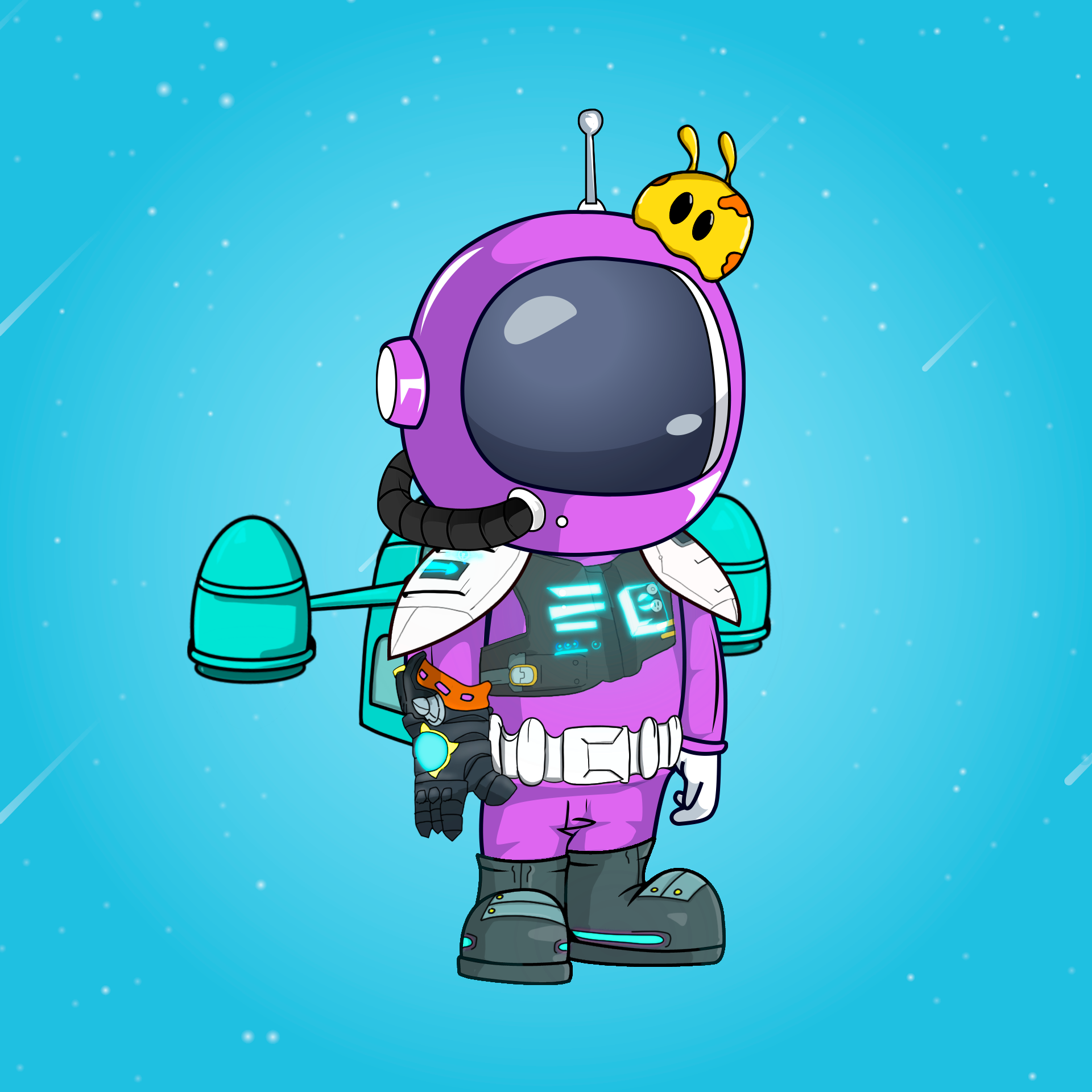 Galactic Astros #537 NFT on Algorand