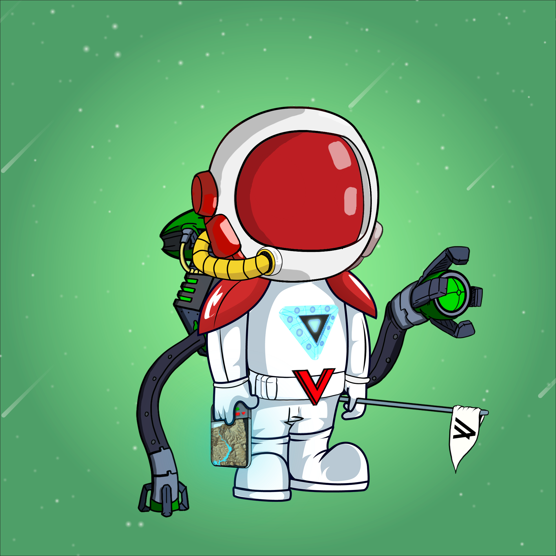 Galactic Astros #548 NFT on Algorand