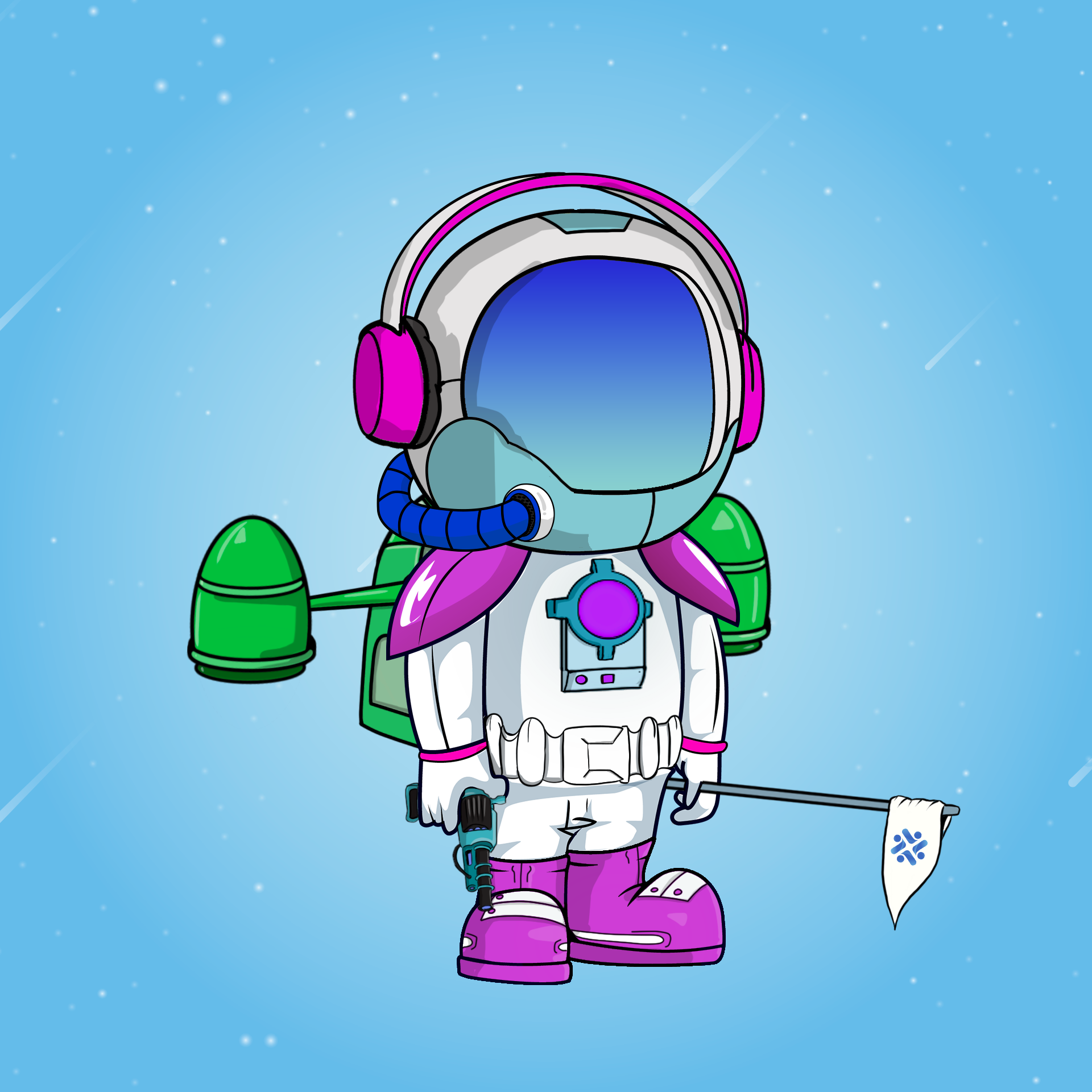 Galactic Astros #609 NFT on Algorand