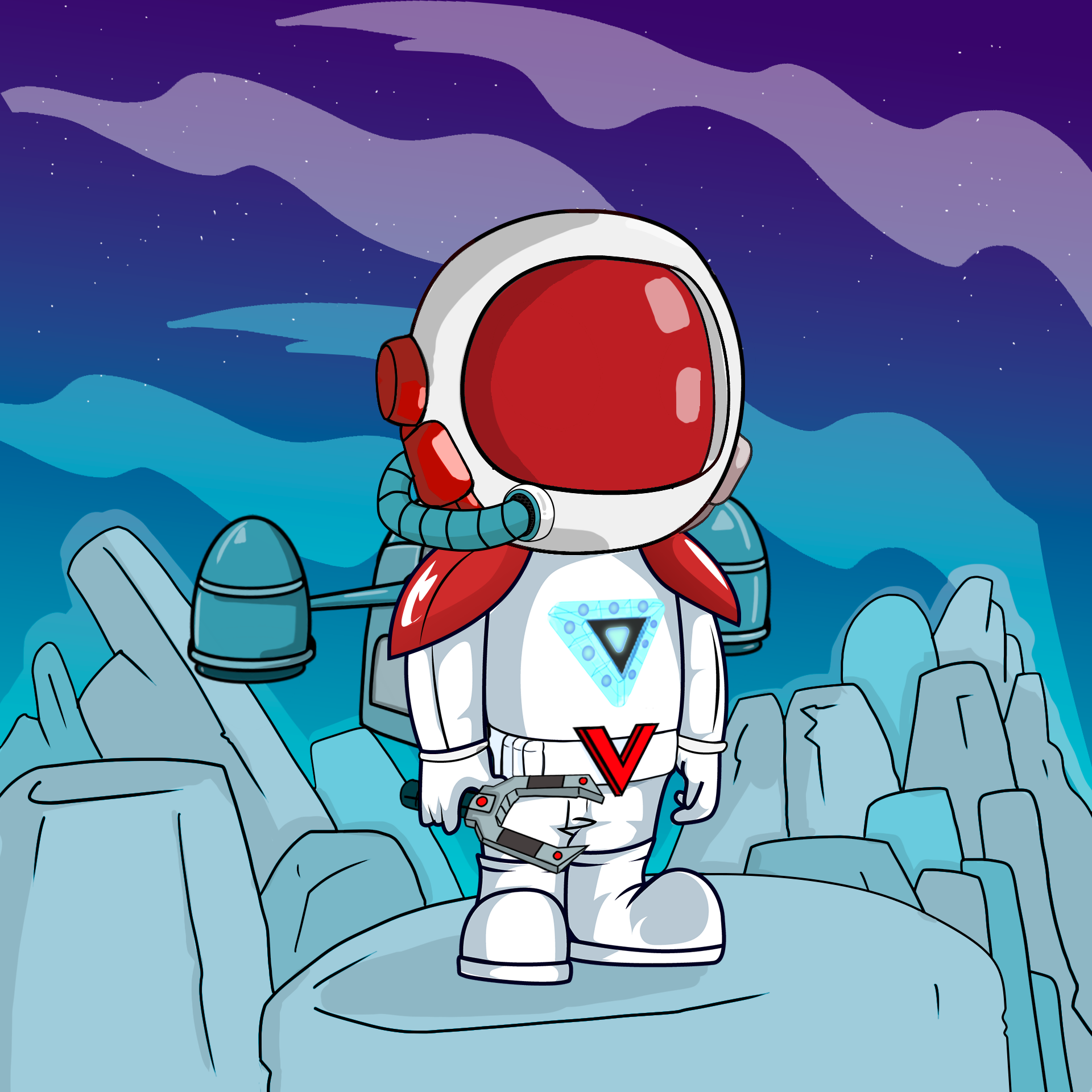 Galactic Astros #654 NFT on Algorand