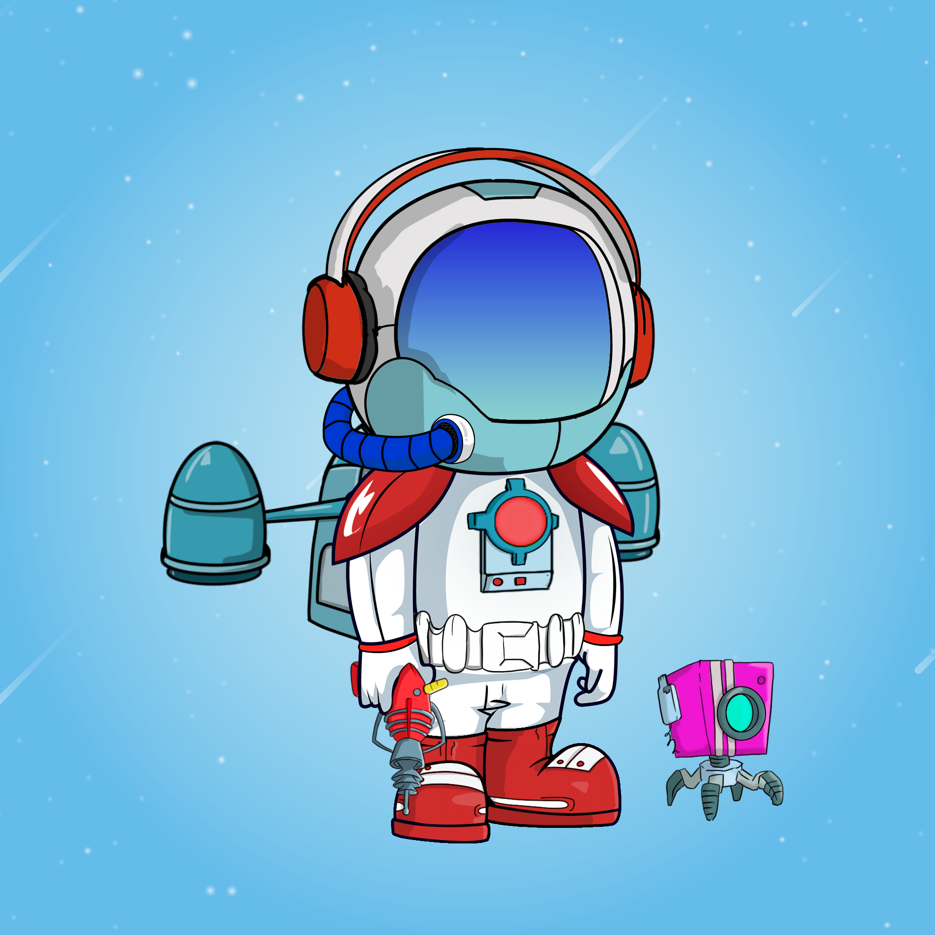 Galactic Astros #708 NFT on Algorand