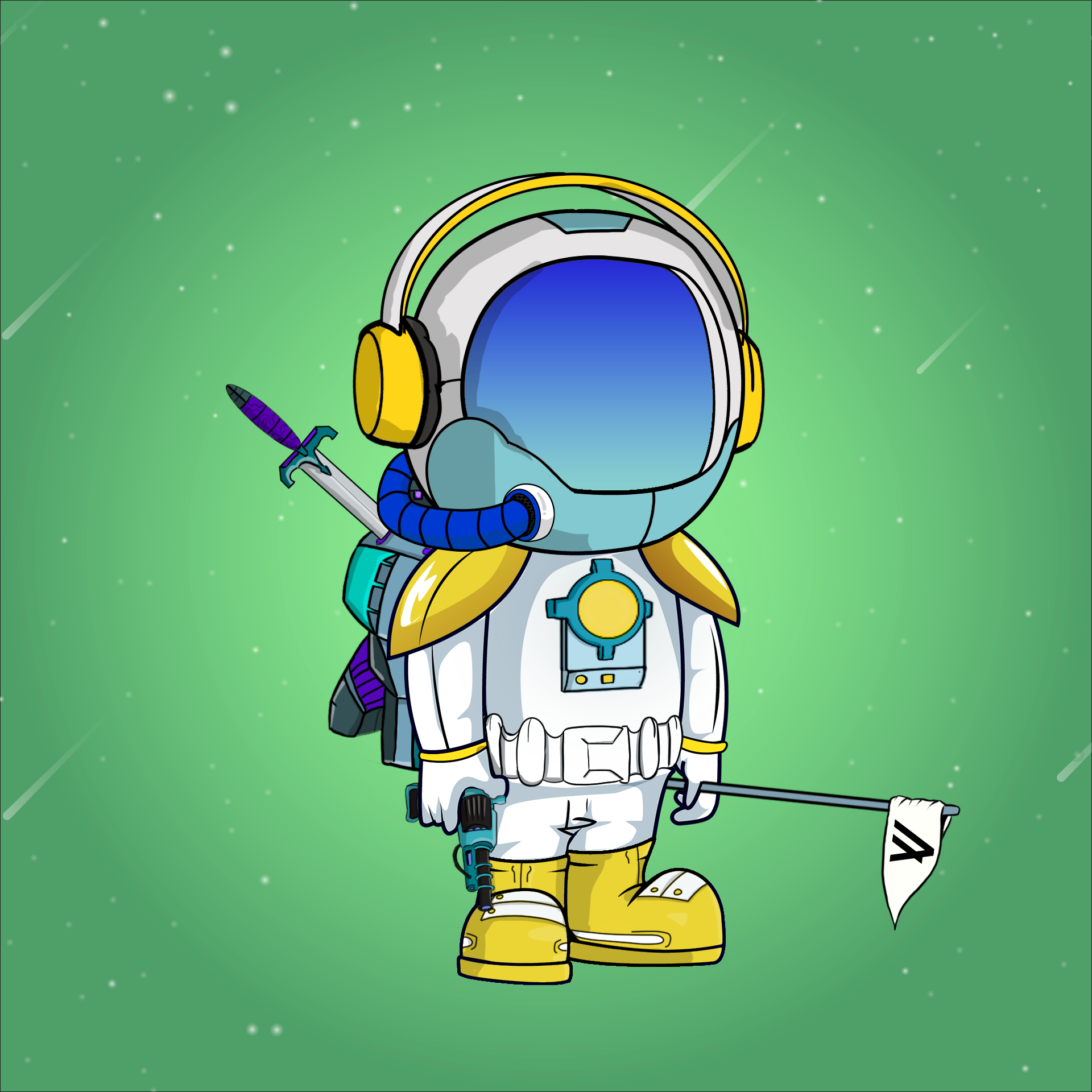 Galactic Astros #789 NFT on Algorand
