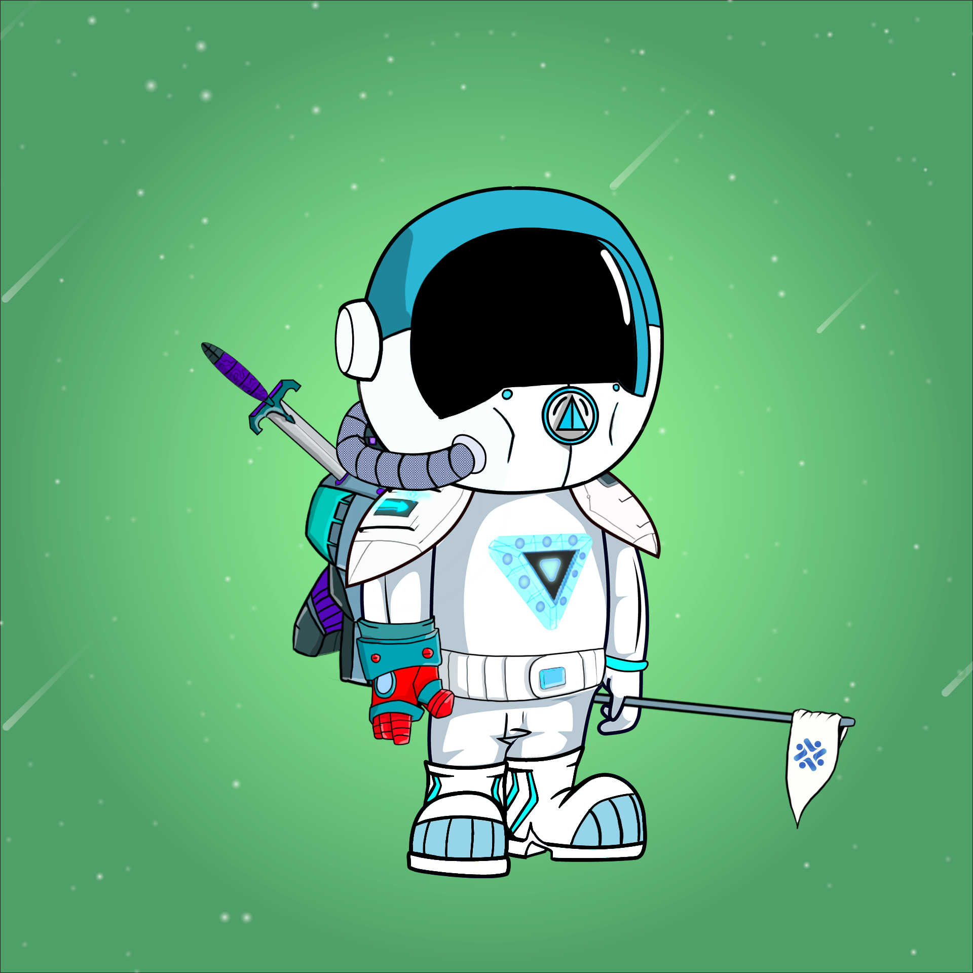 Galactic Astros #796 NFT on Algorand