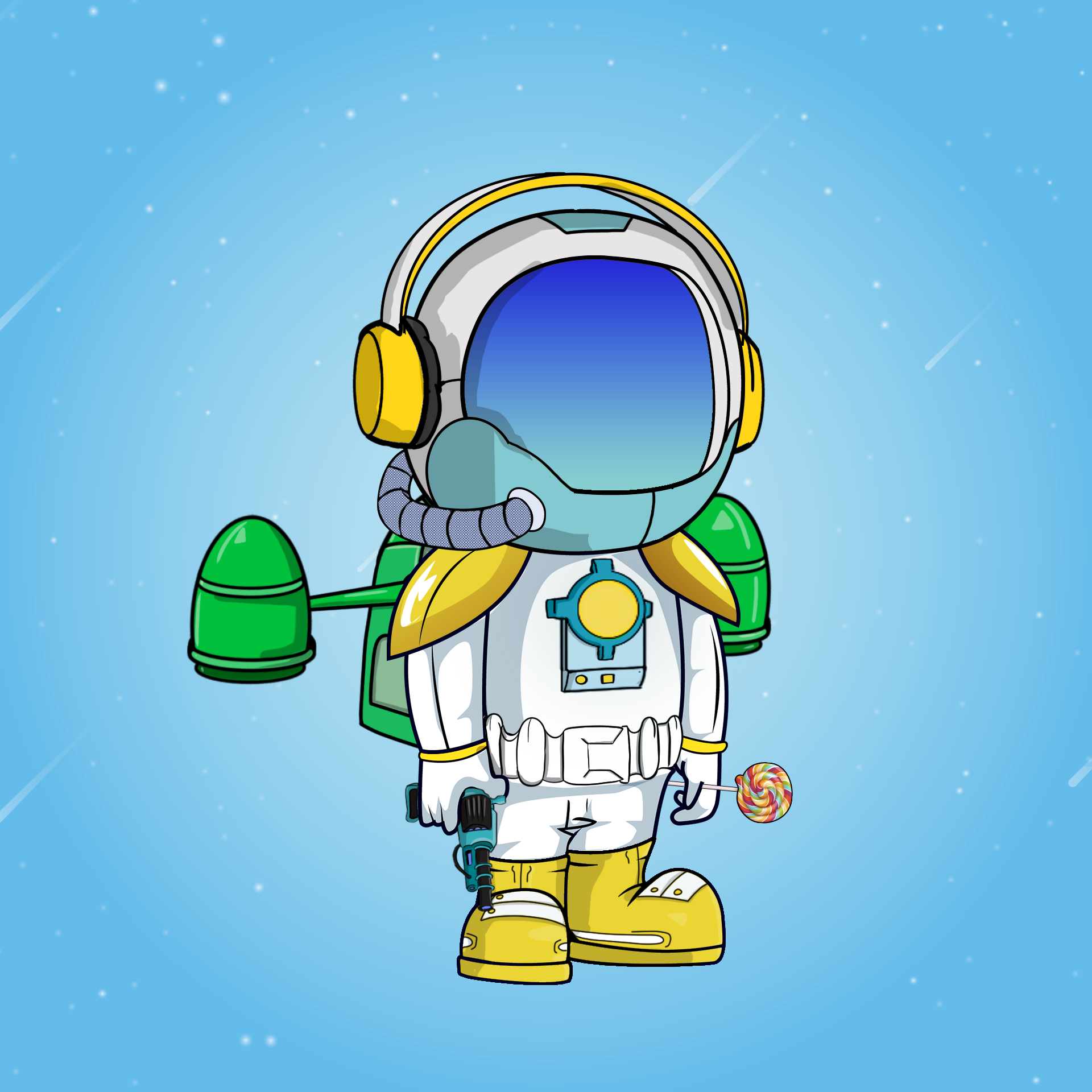 Galactic Astros #851 NFT on Algorand