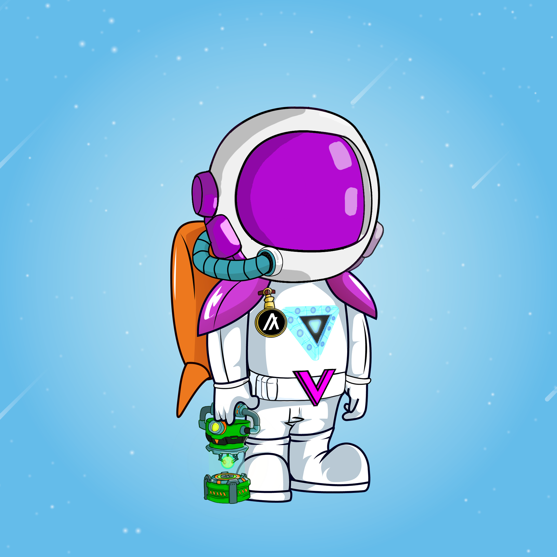 Galactic Astros #870 NFT on Algorand