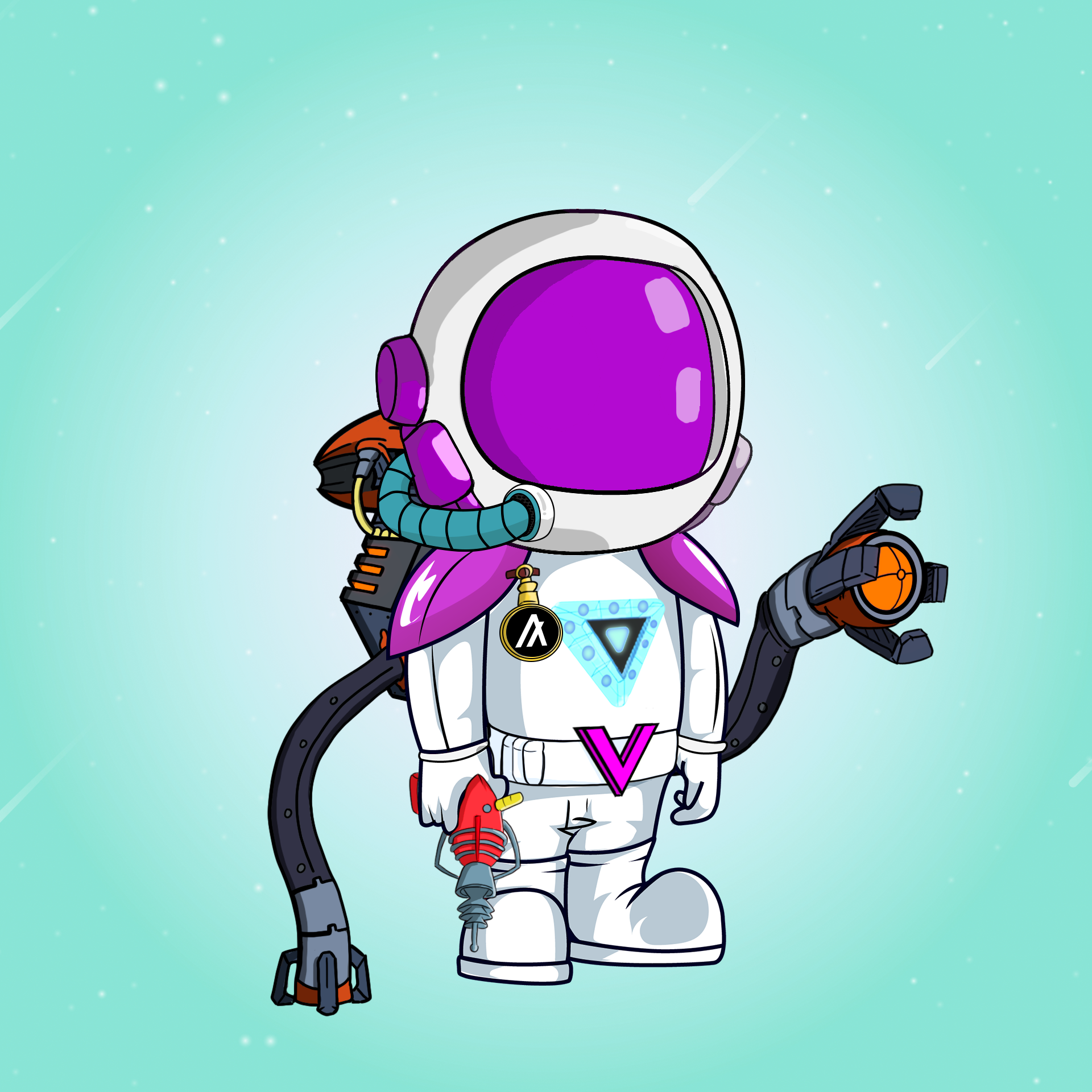 Galactic Astros #902 NFT on Algorand