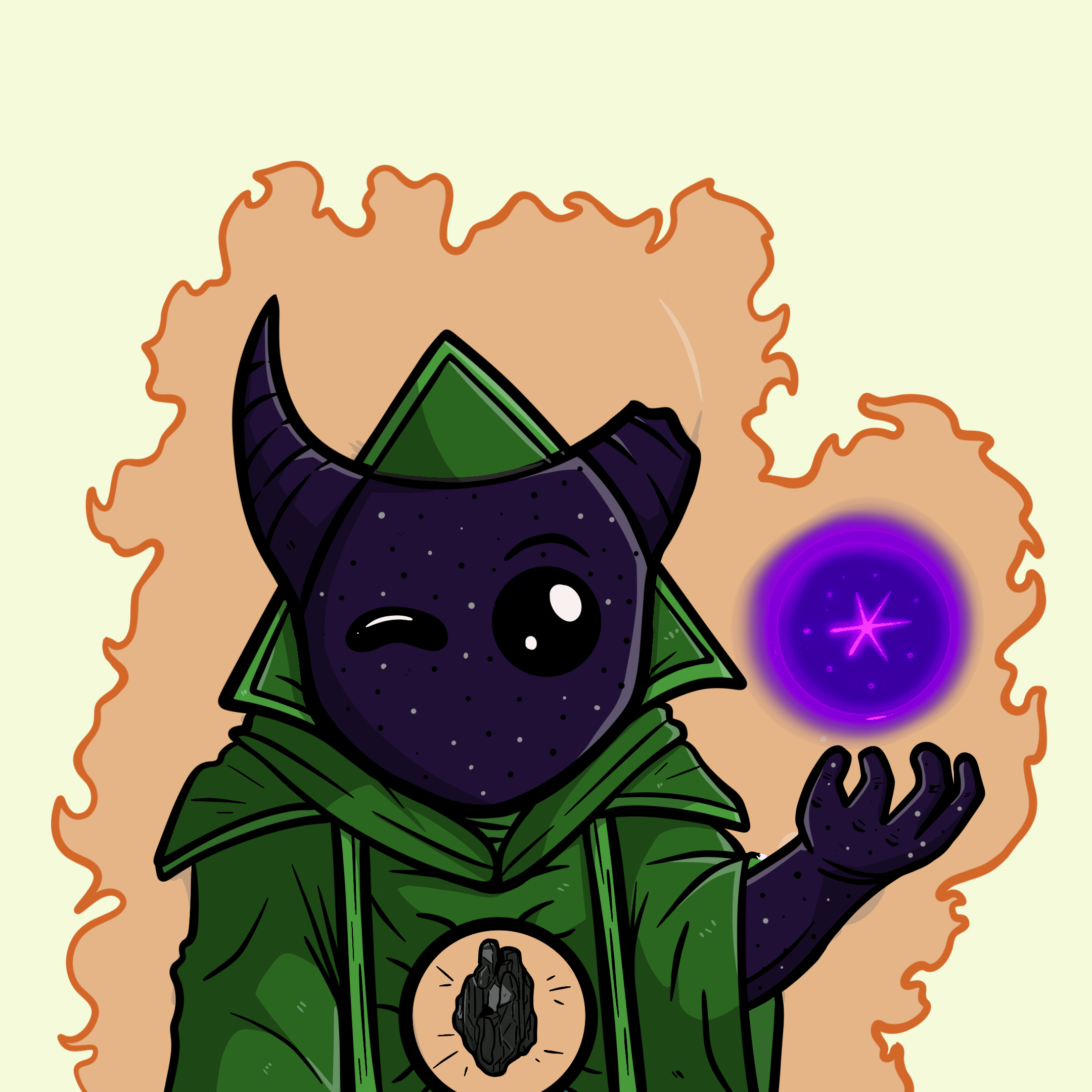 Vivip Wizard #0014 NFT on Algorand