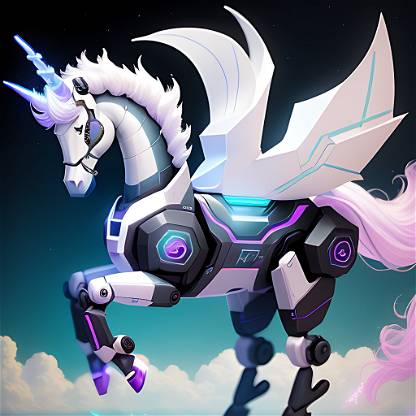 Robot Unicorn 09