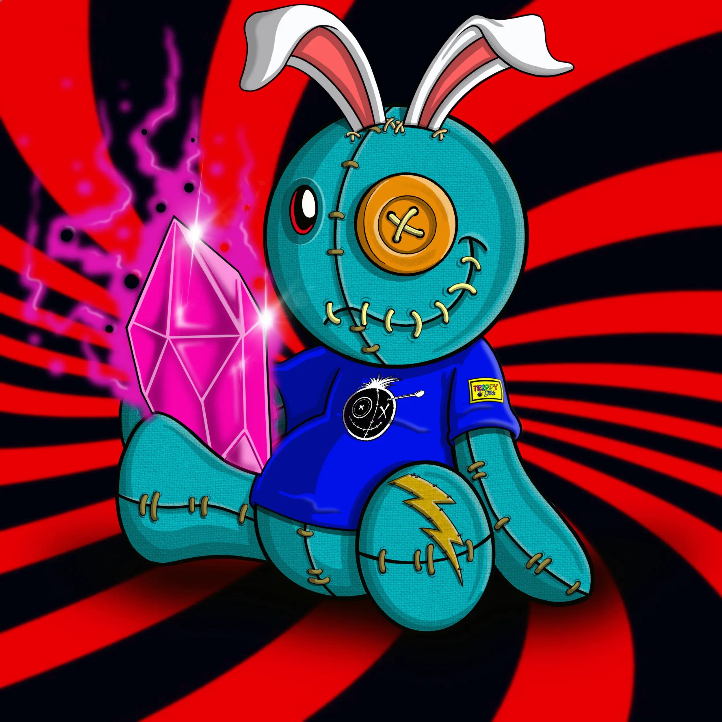 Trippy Stitch #1126 NFT on Algorand