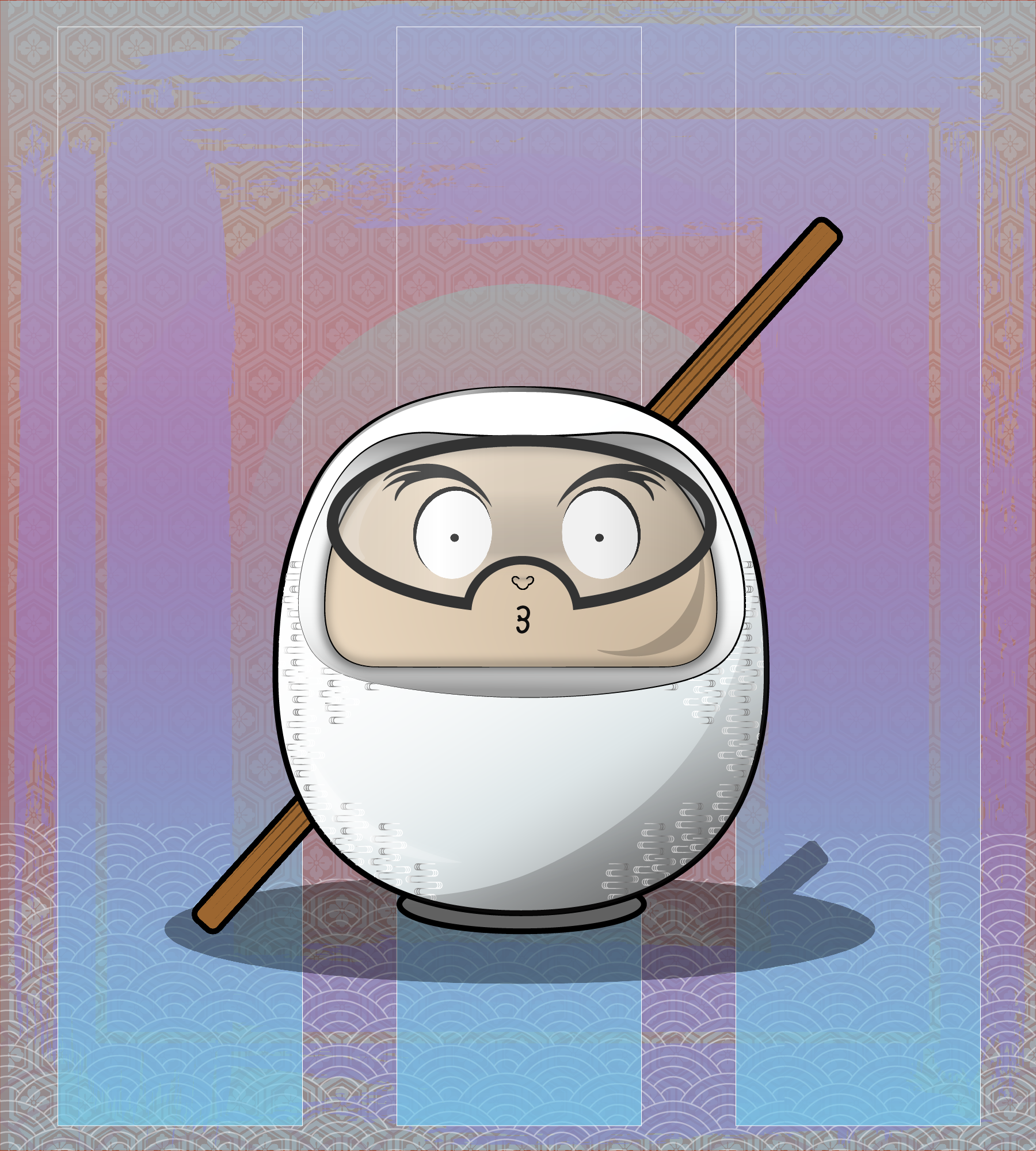 AlgoDaruma #0750 NFT on Algorand