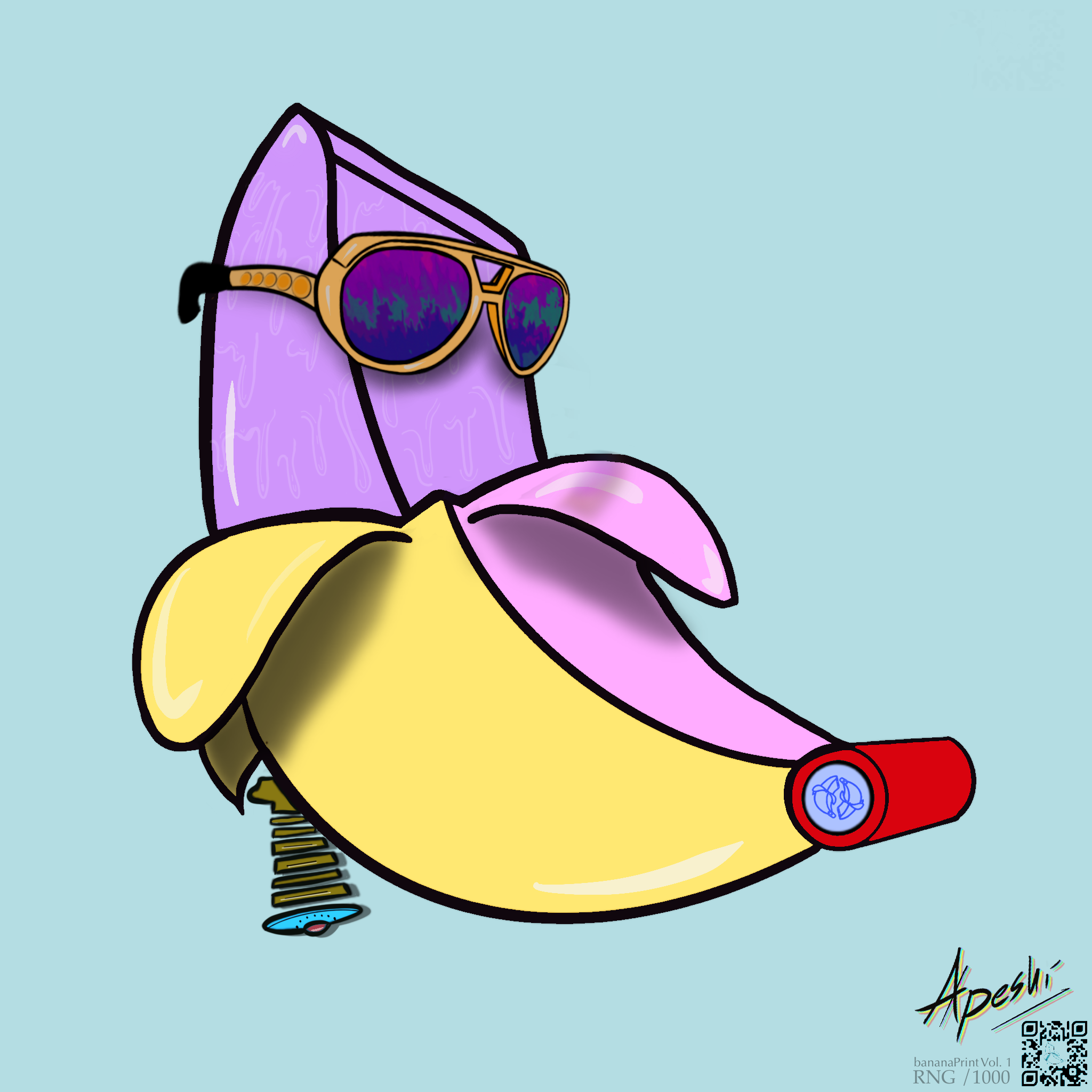 bananaPrint_Collection #125 NFT on Algorand