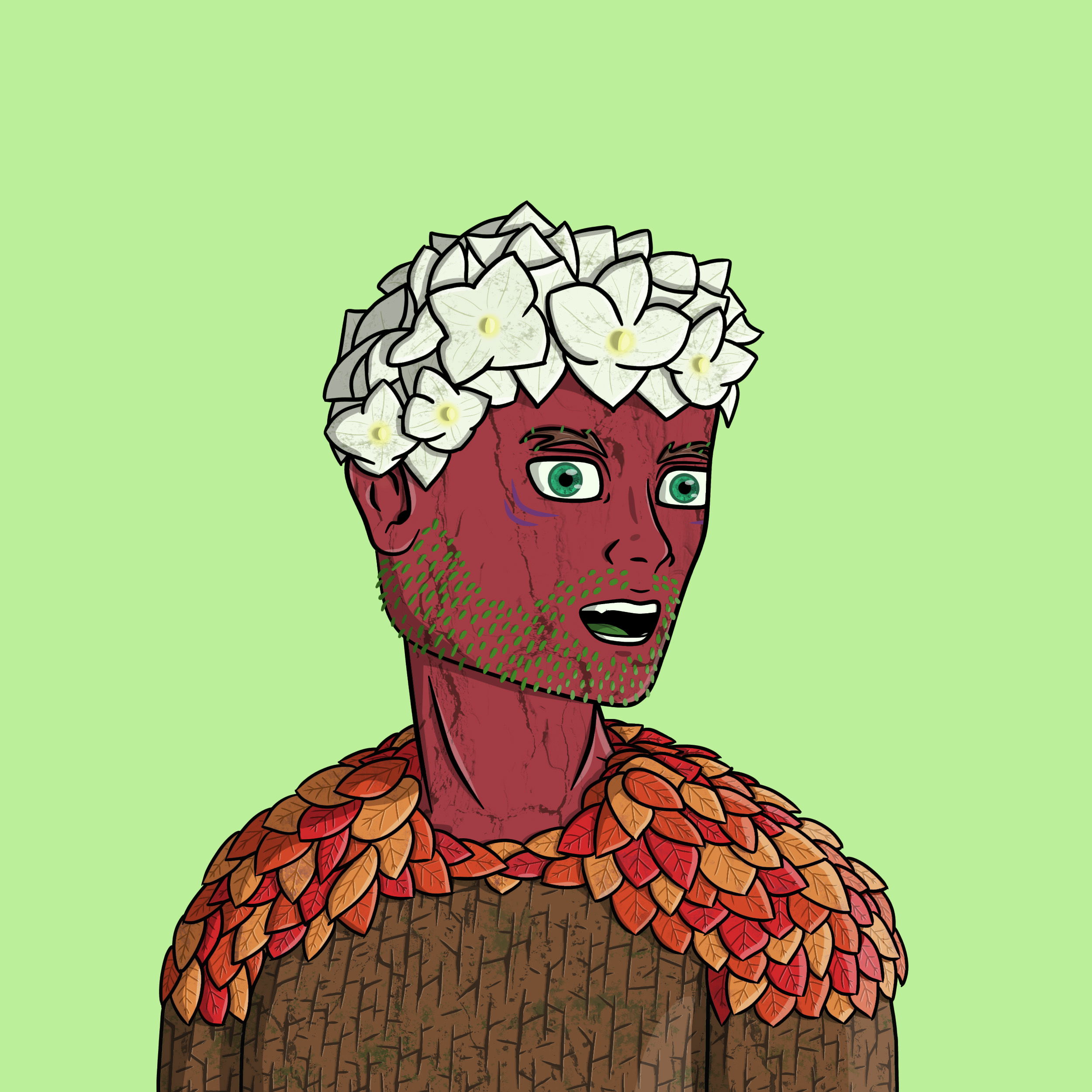 Forest Folk #0855 NFT on Algorand