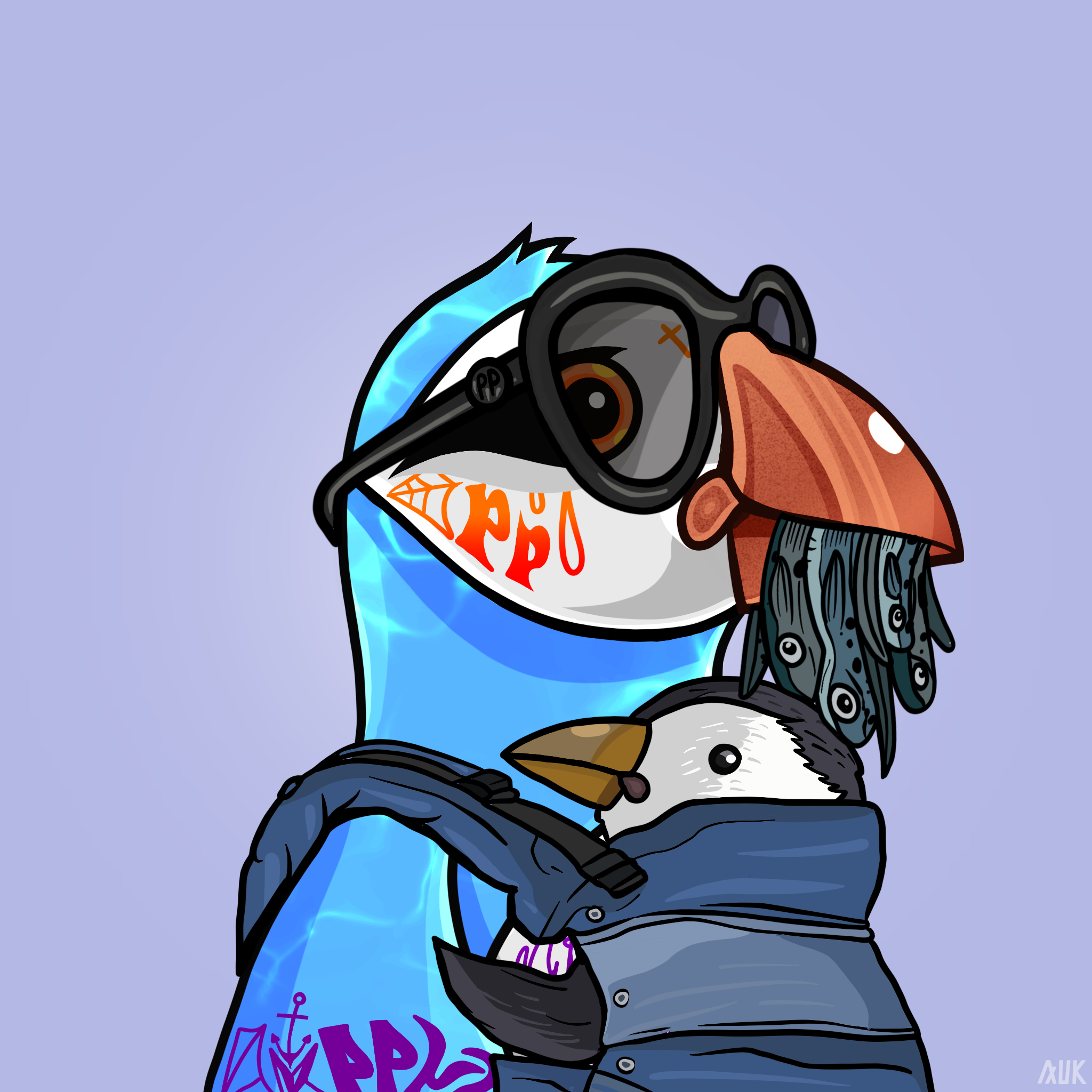 Poppin Puffins #3399 NFT on Algorand