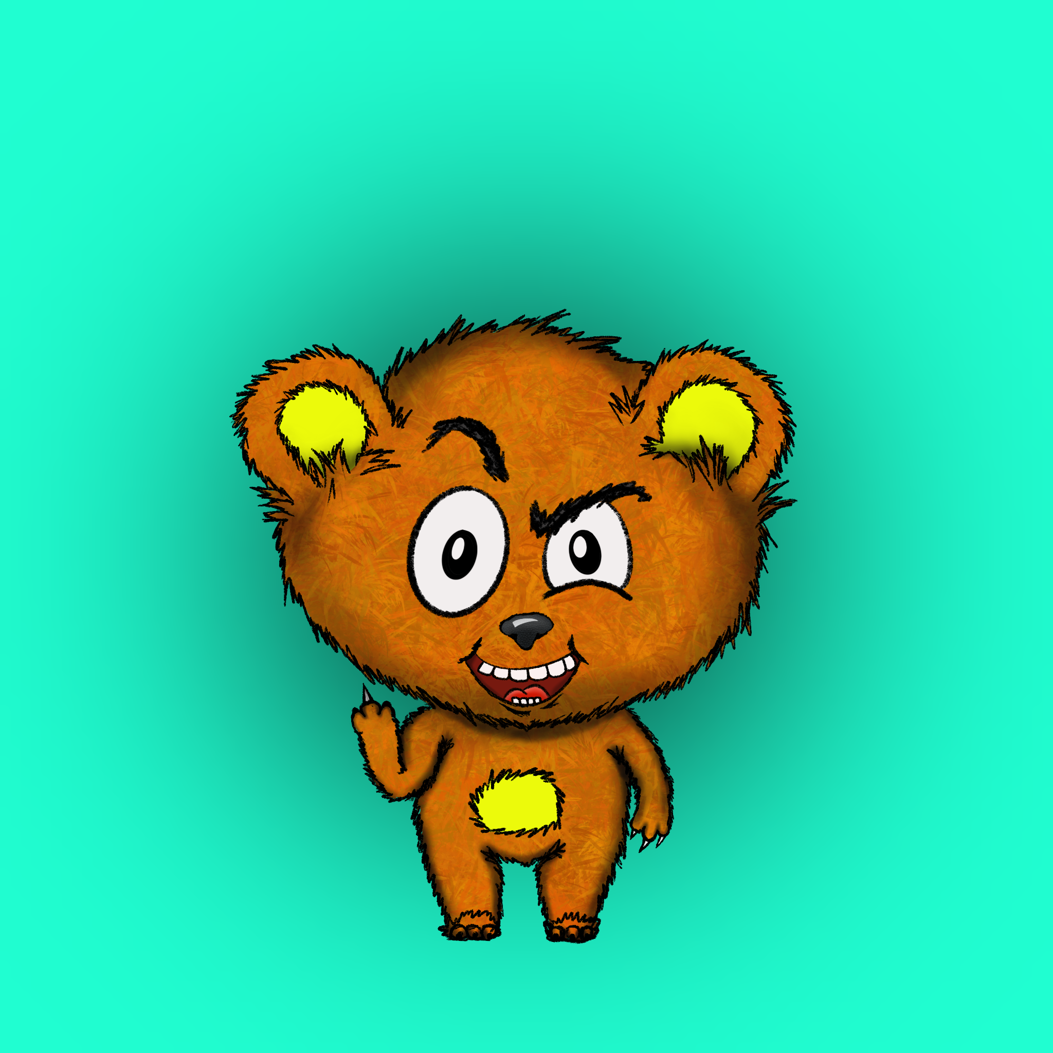 Sketchy Bears #13 NFT on Algorand