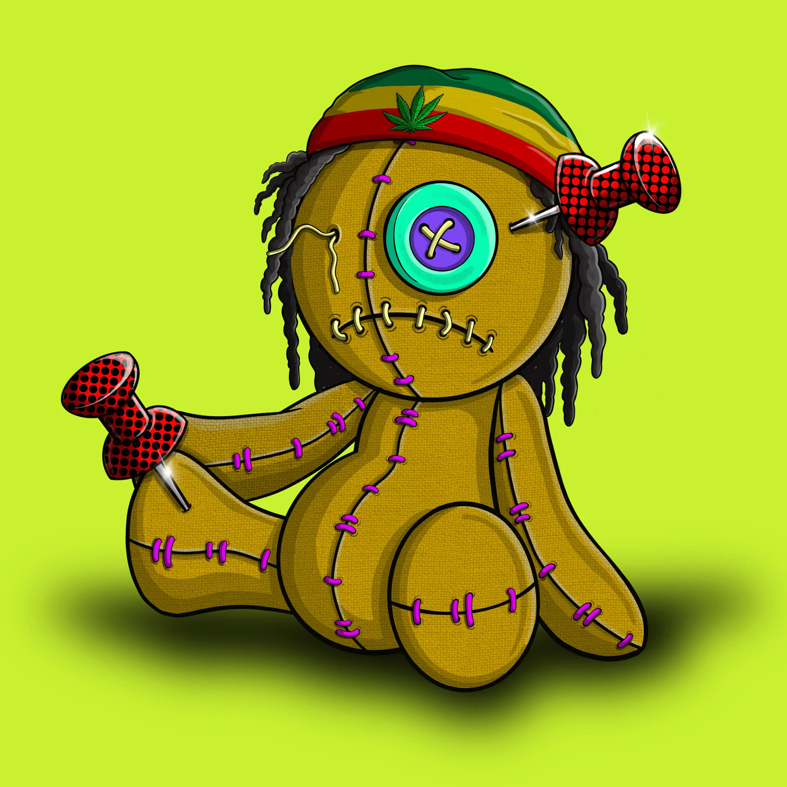 Trippy Stitch #672 NFT on Algorand