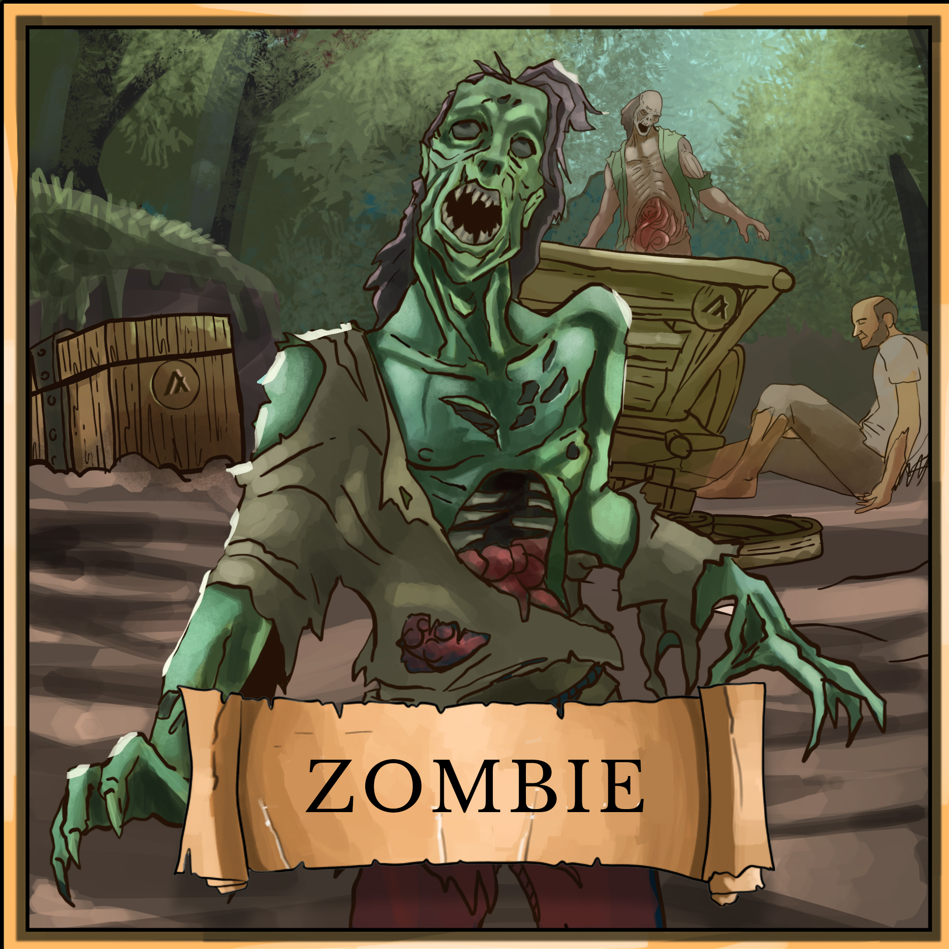 Algo Clash #07 Zombie NFT on Algorand