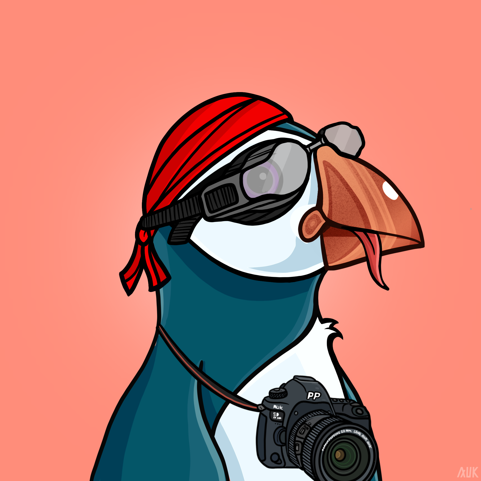Poppin Puffins #1232 NFT on Algorand