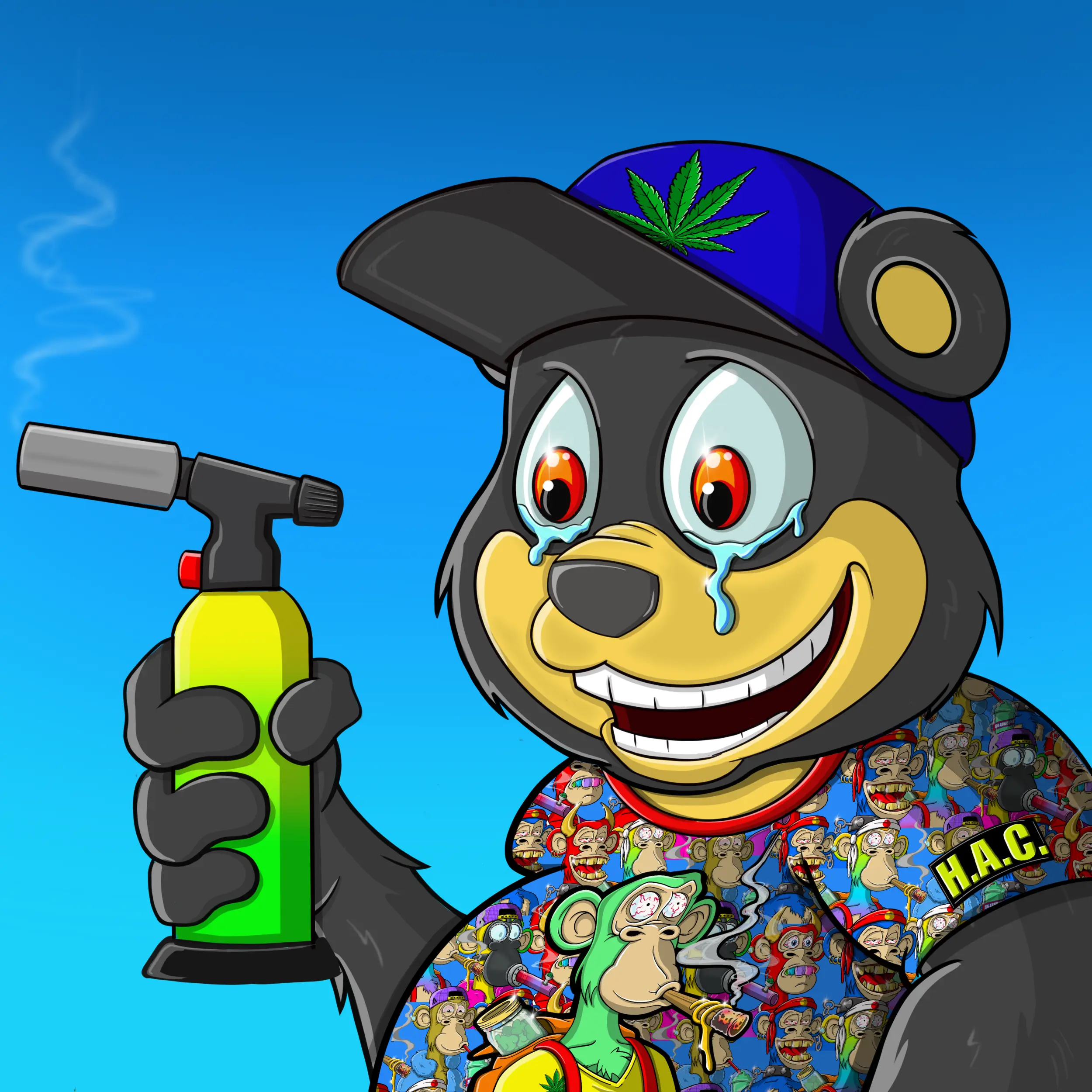Burnin Bears #1402 NFT on Algorand