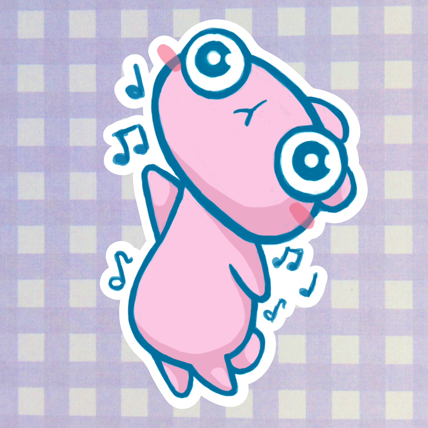 Algostickers #3 - Usagi Dancer NFT on Algorand