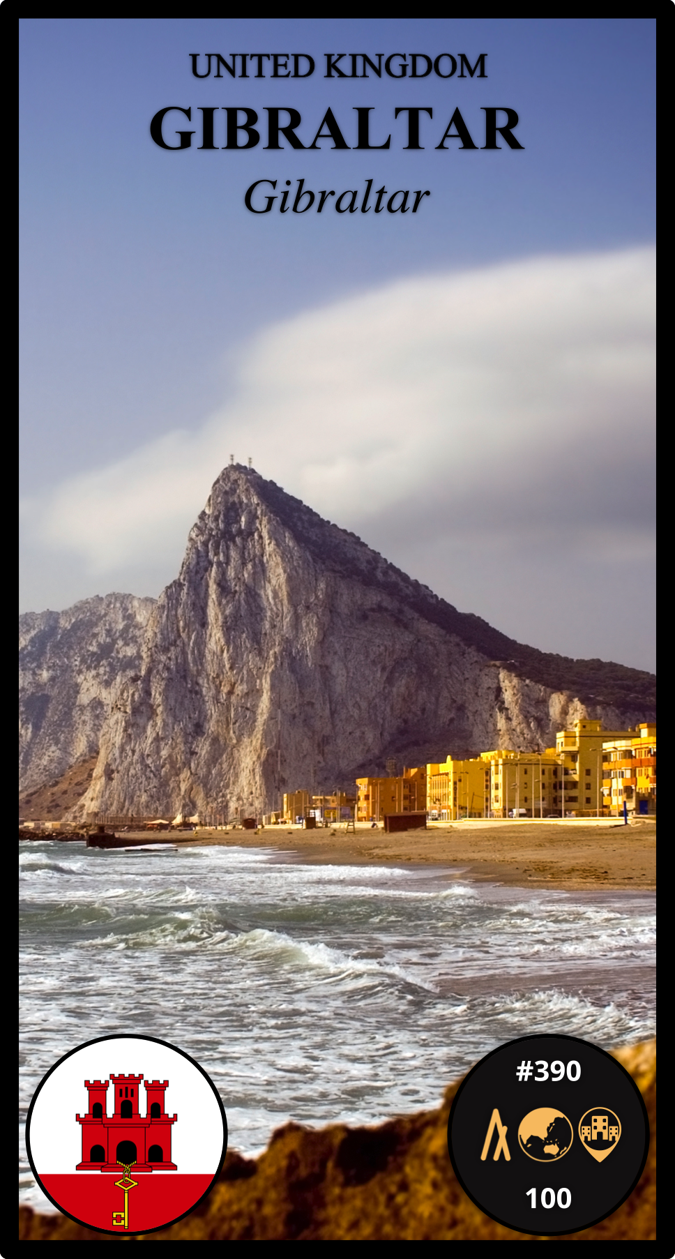 AWC #390 - Gibraltar, UK NFT on Algorand