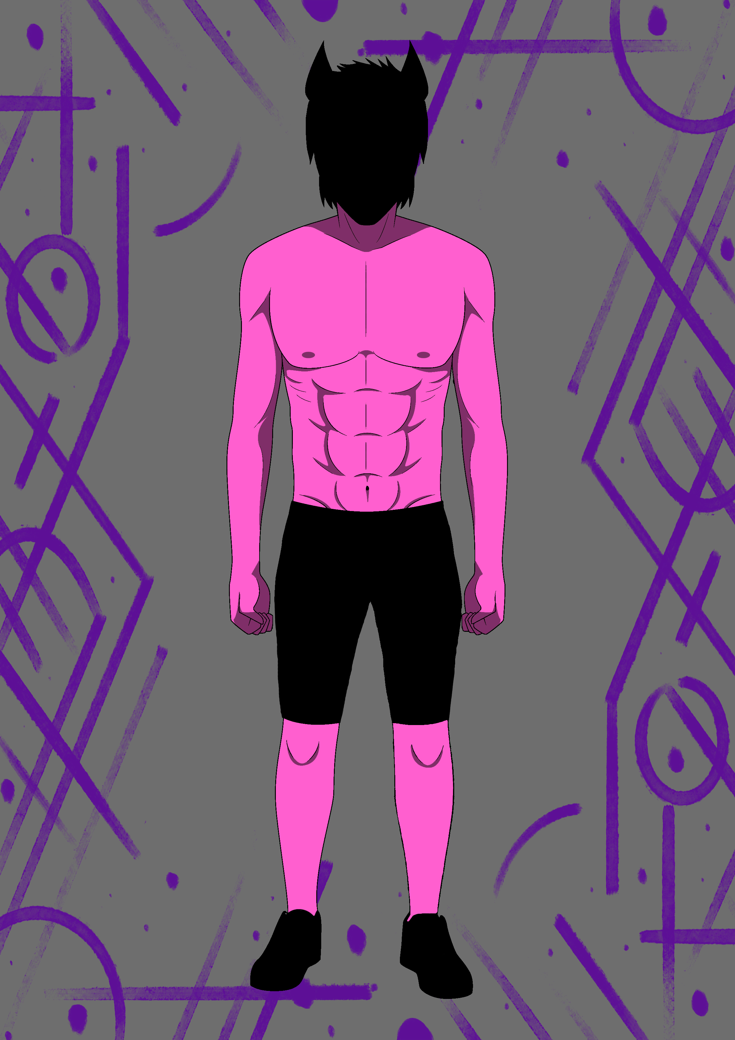 solid magenta skin NFT on Algorand