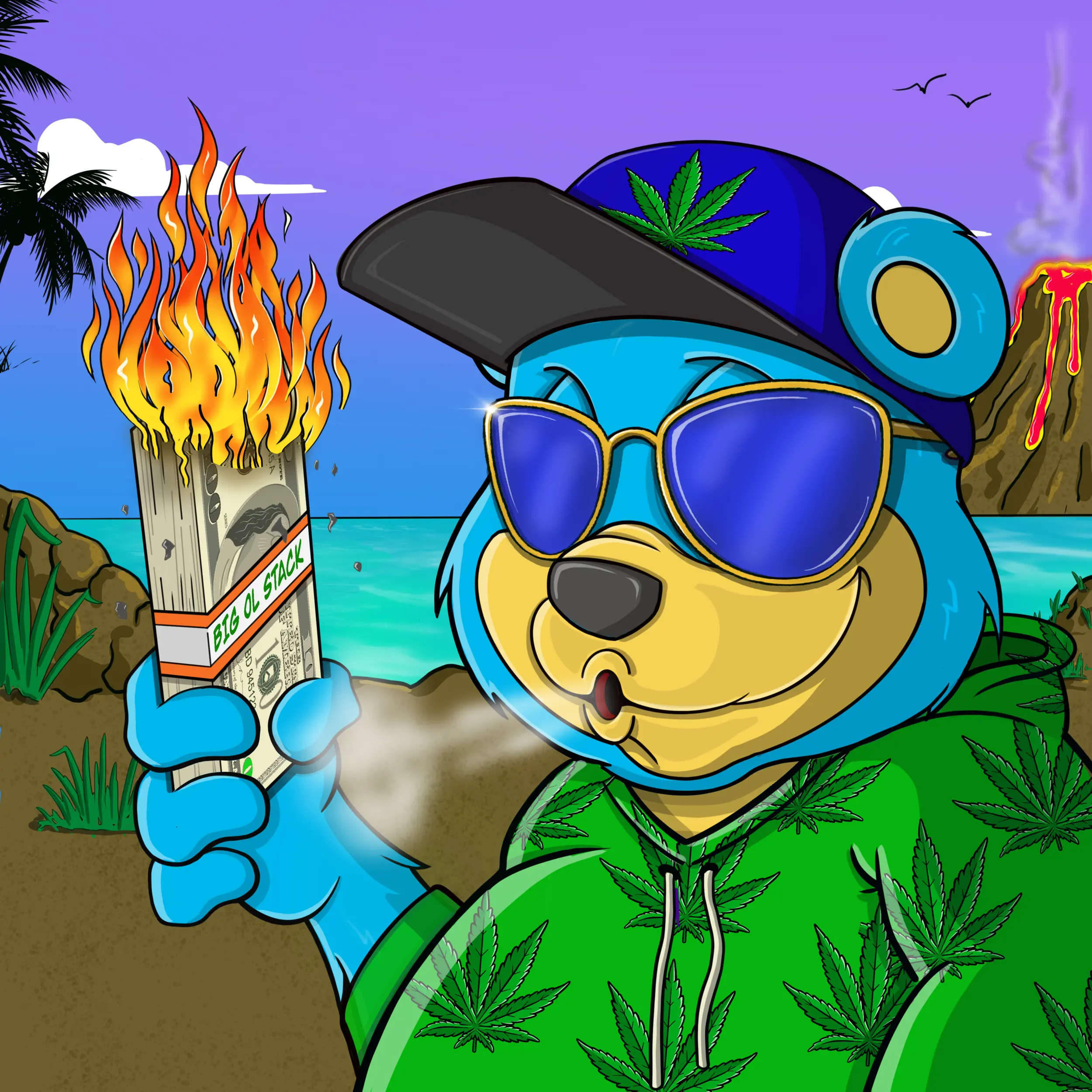 Burnin Bears #406 NFT on Algorand