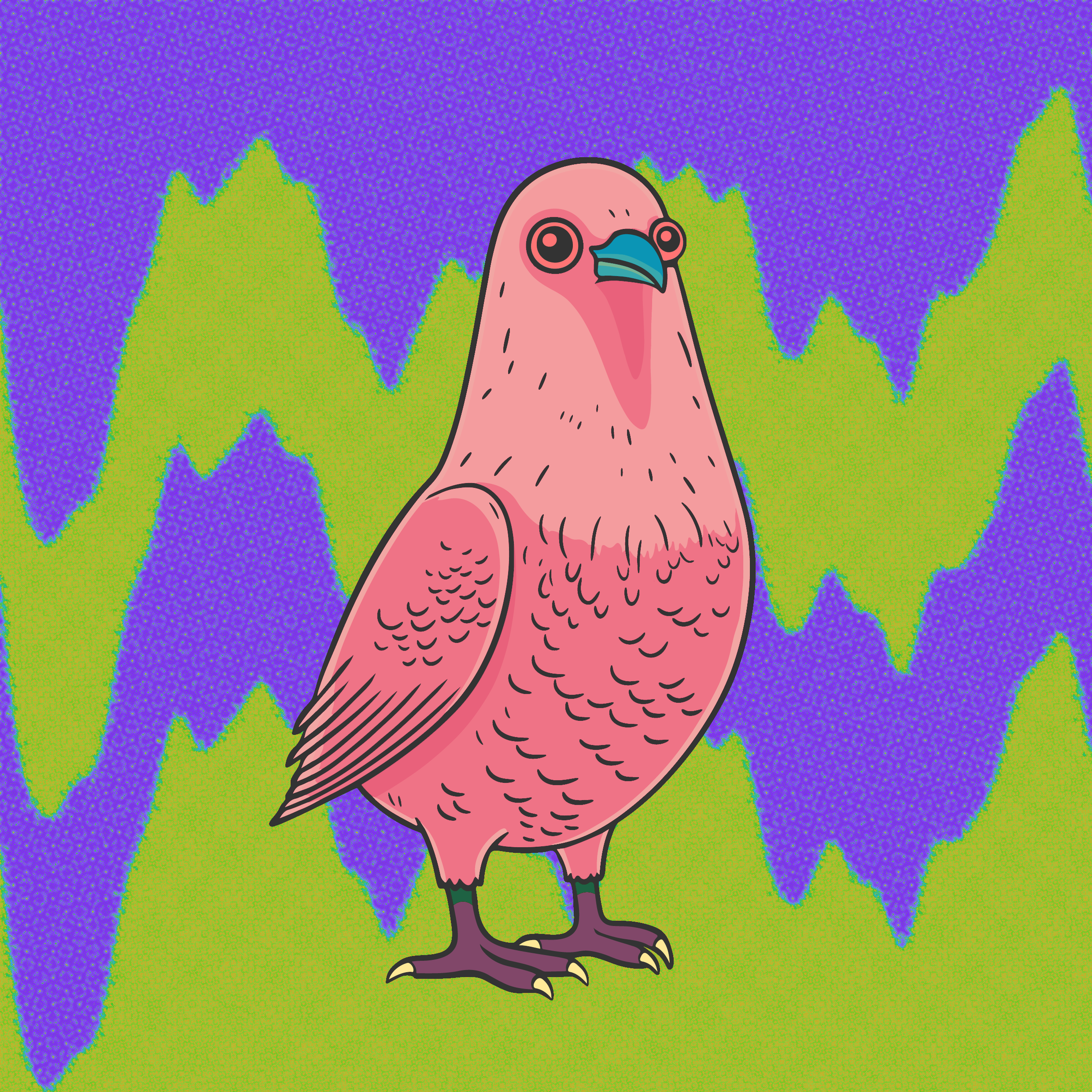 HAPPY HOOMENS BIRDS #135 NFT on Algorand