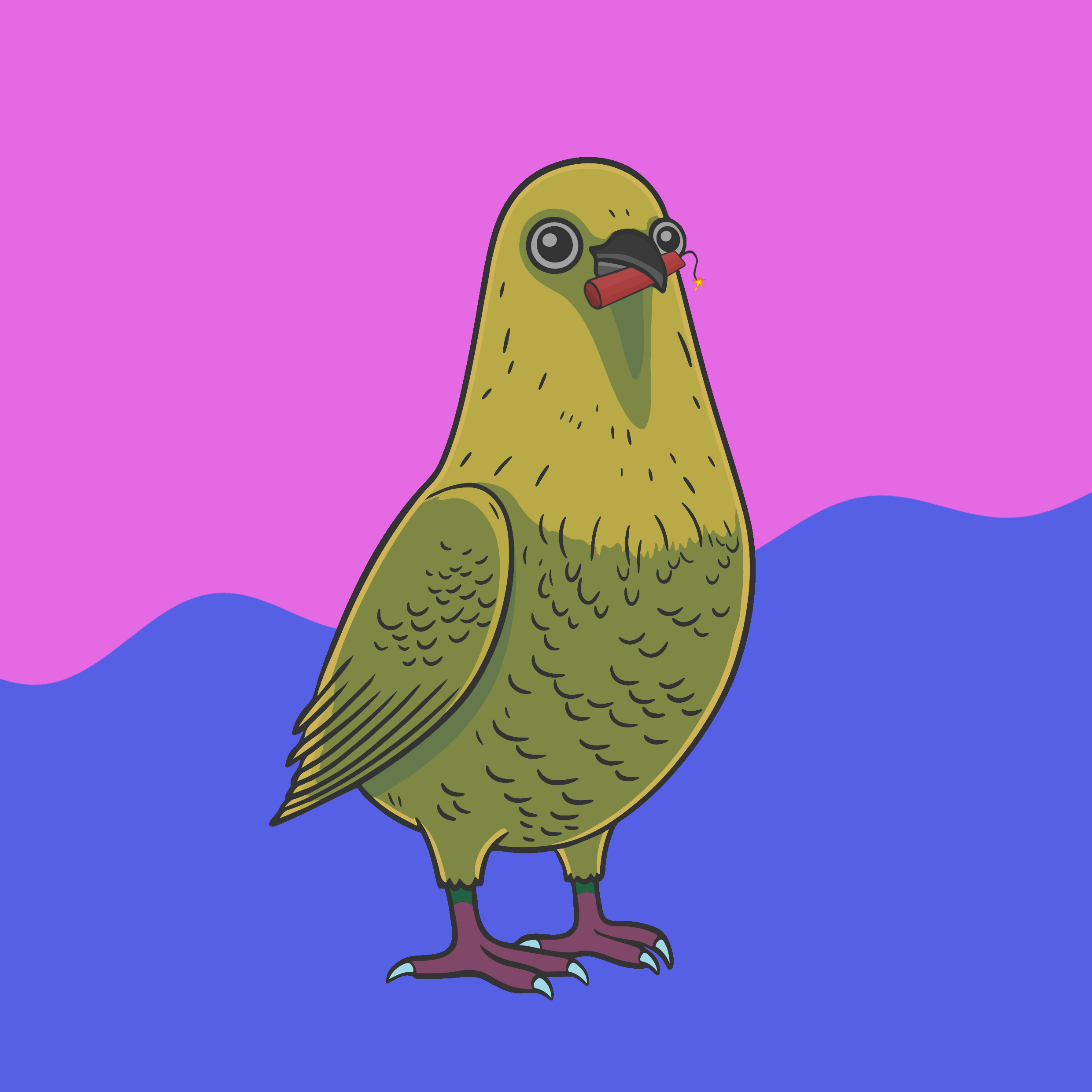 HAPPY HOOMENS BIRDS #150 NFT on Algorand