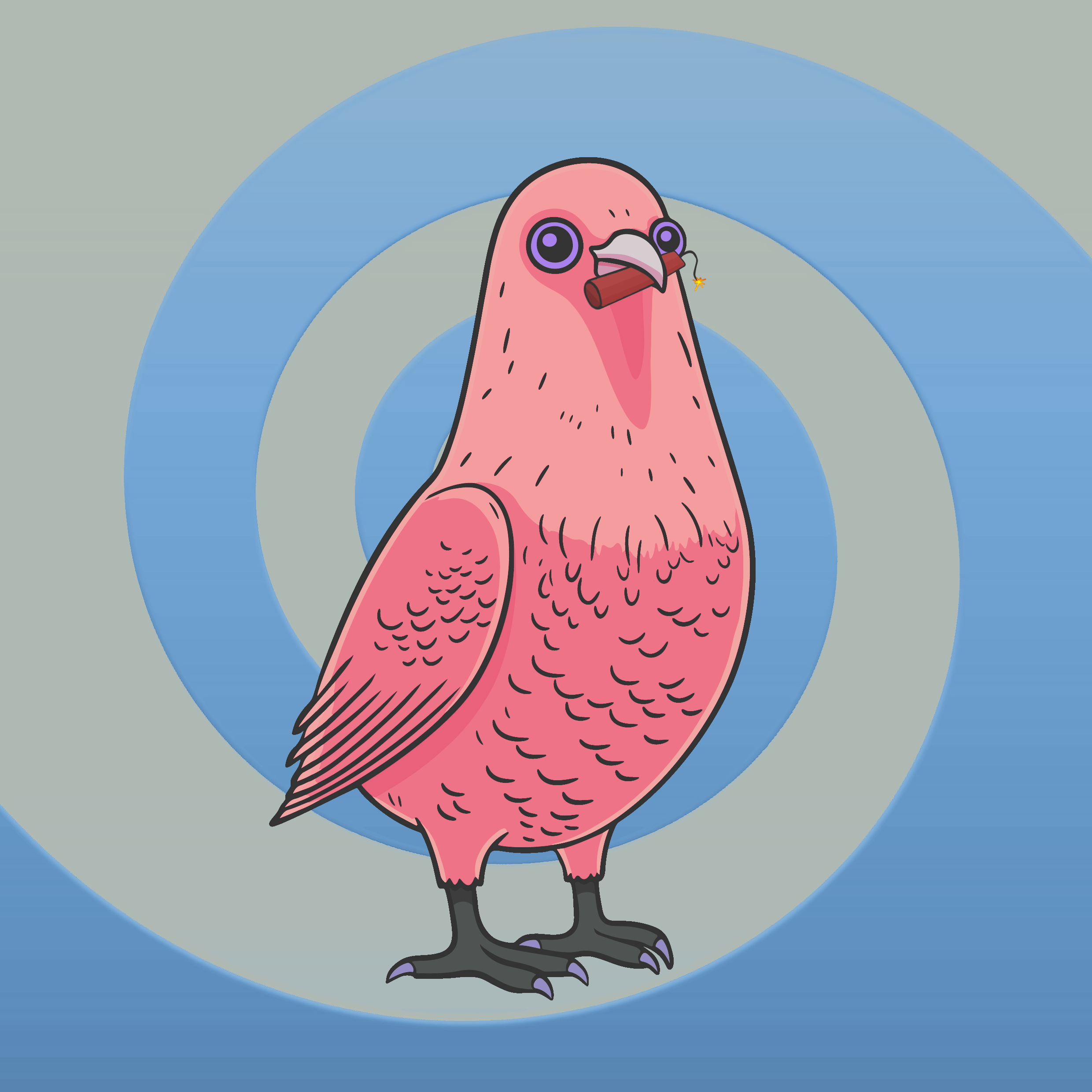 HAPPY HOOMENS BIRDS #154 NFT on Algorand
