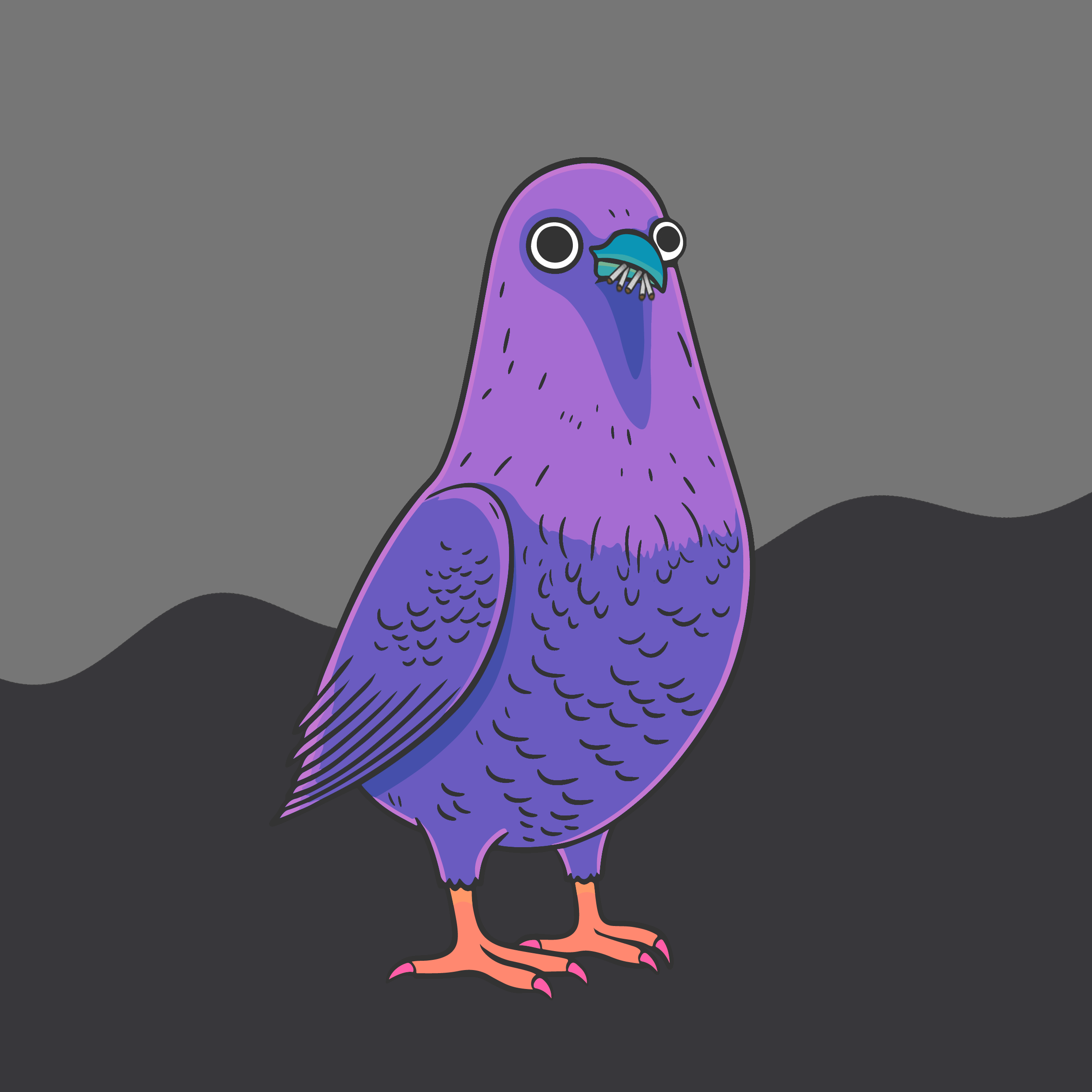HAPPY HOOMENS BIRDS #161 NFT on Algorand