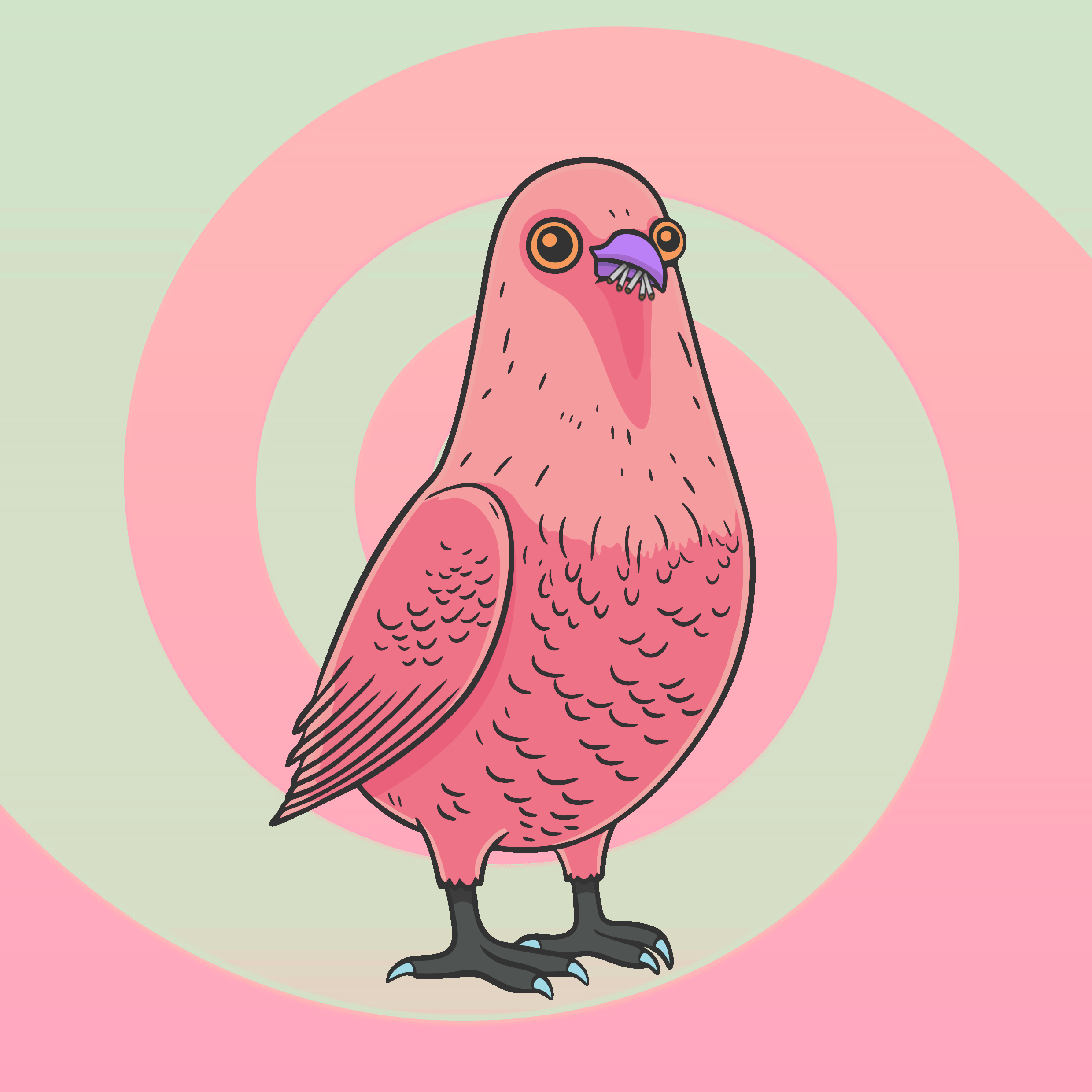 HAPPY HOOMENS BIRDS #167 NFT on Algorand