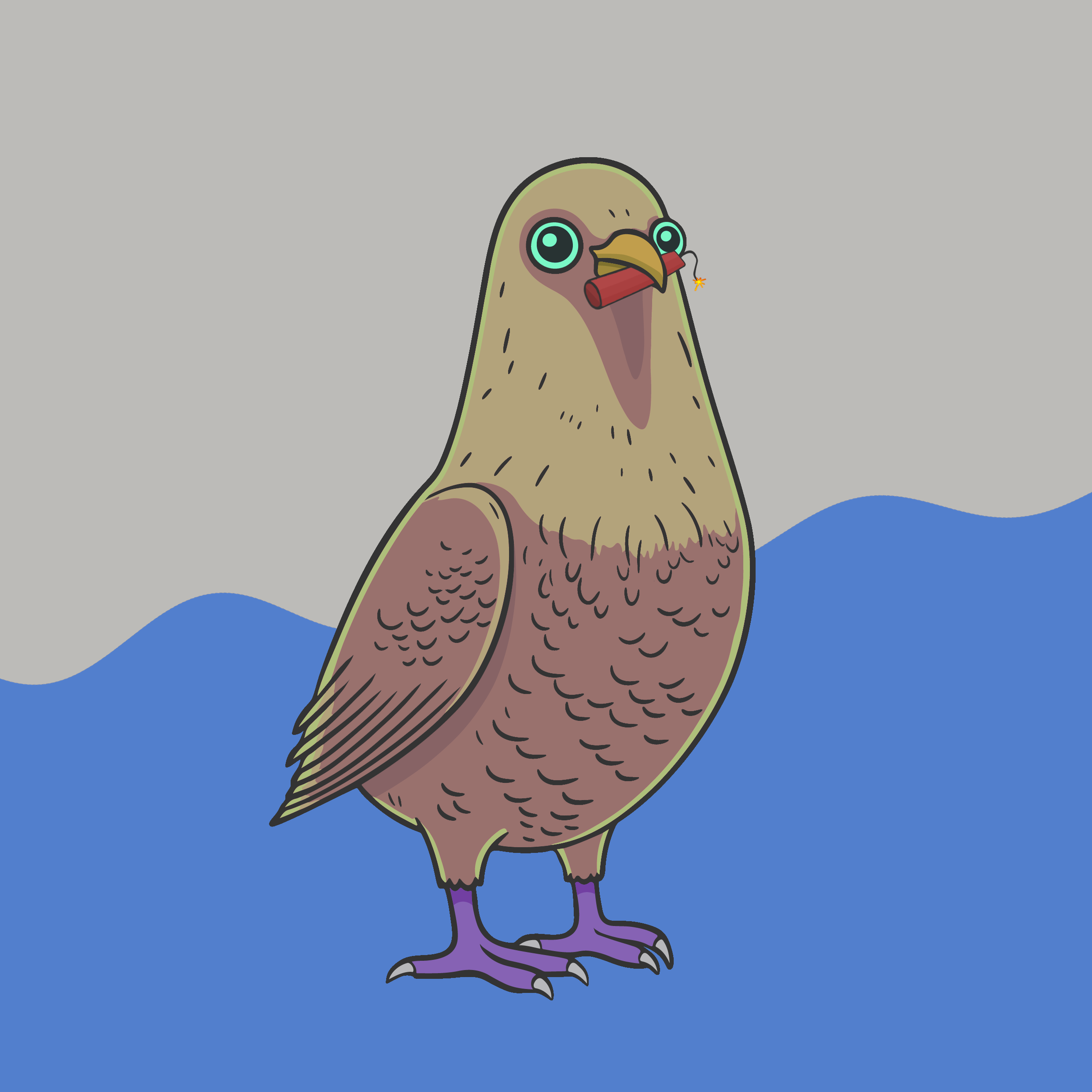 HAPPY HOOMENS BIRDS #173 NFT on Algorand