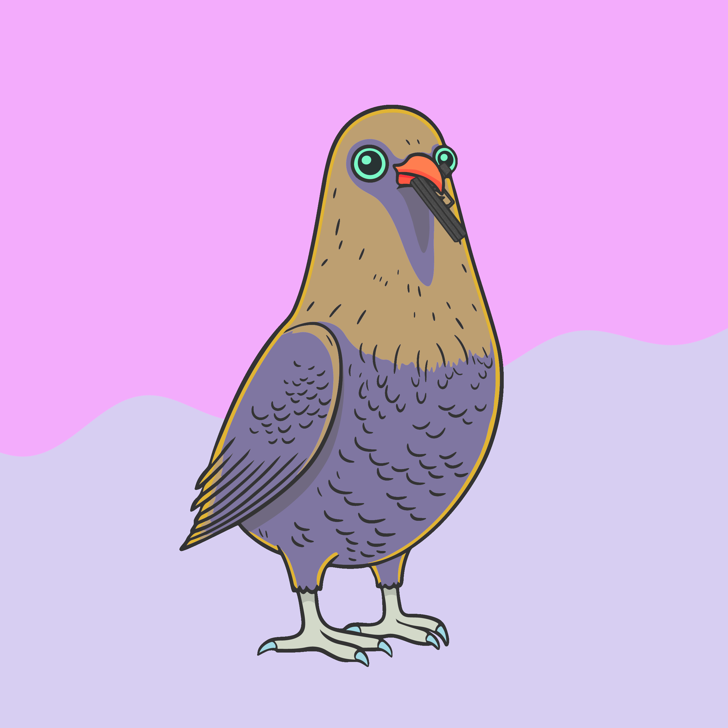 HAPPY HOOMENS BIRDS #181 NFT on Algorand