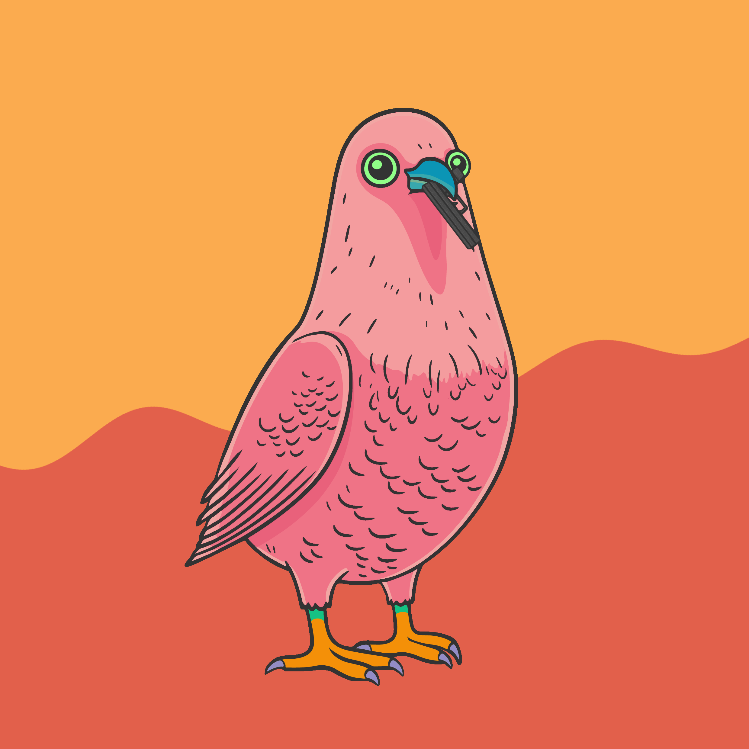 HAPPY HOOMENS BIRDS #188 NFT on Algorand
