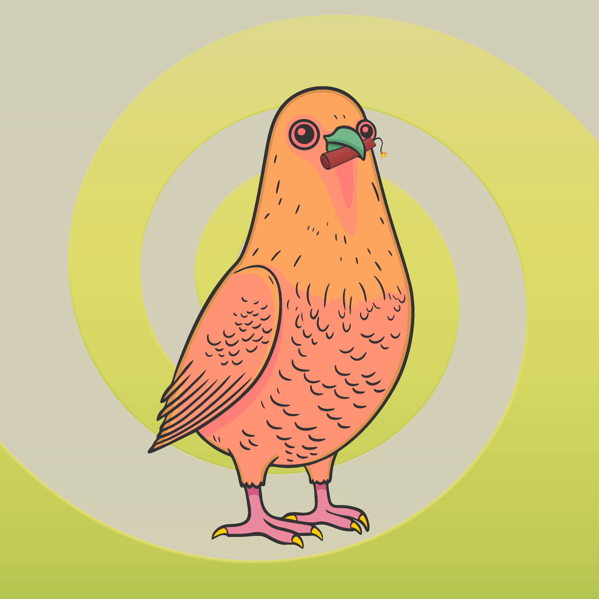 HAPPY HOOMENS BIRDS #195 NFT on Algorand