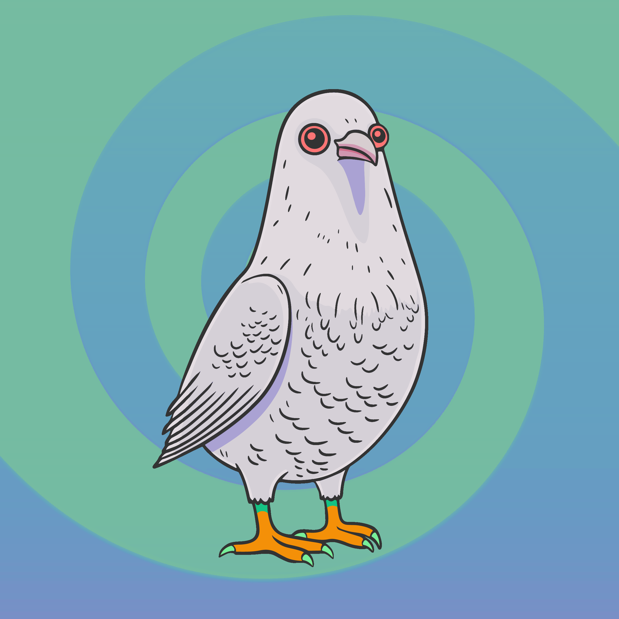 HAPPY HOOMENS BIRDS #196 NFT on Algorand
