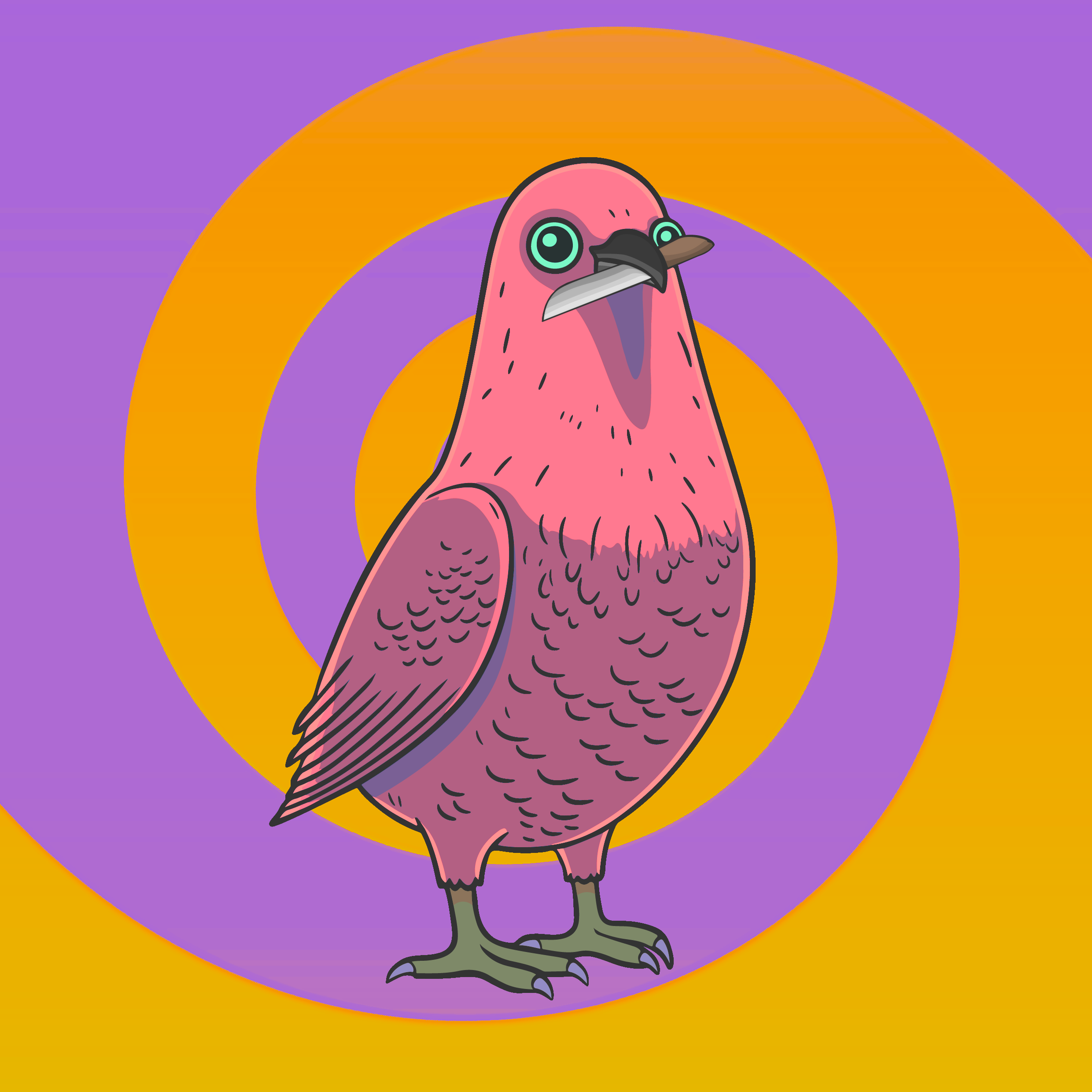 HAPPY HOOMENS BIRDS #200 NFT on Algorand
