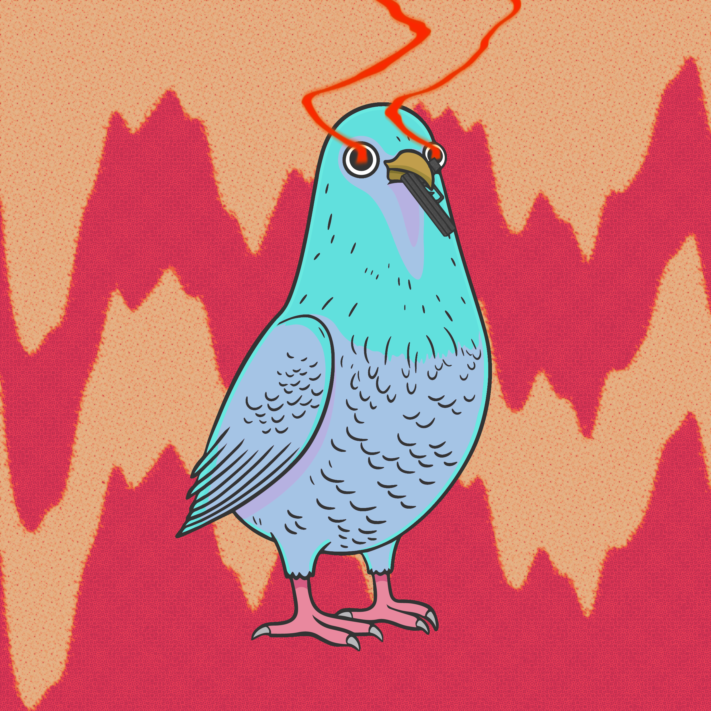 HAPPY HOOMENS BIRDS #201 NFT on Algorand