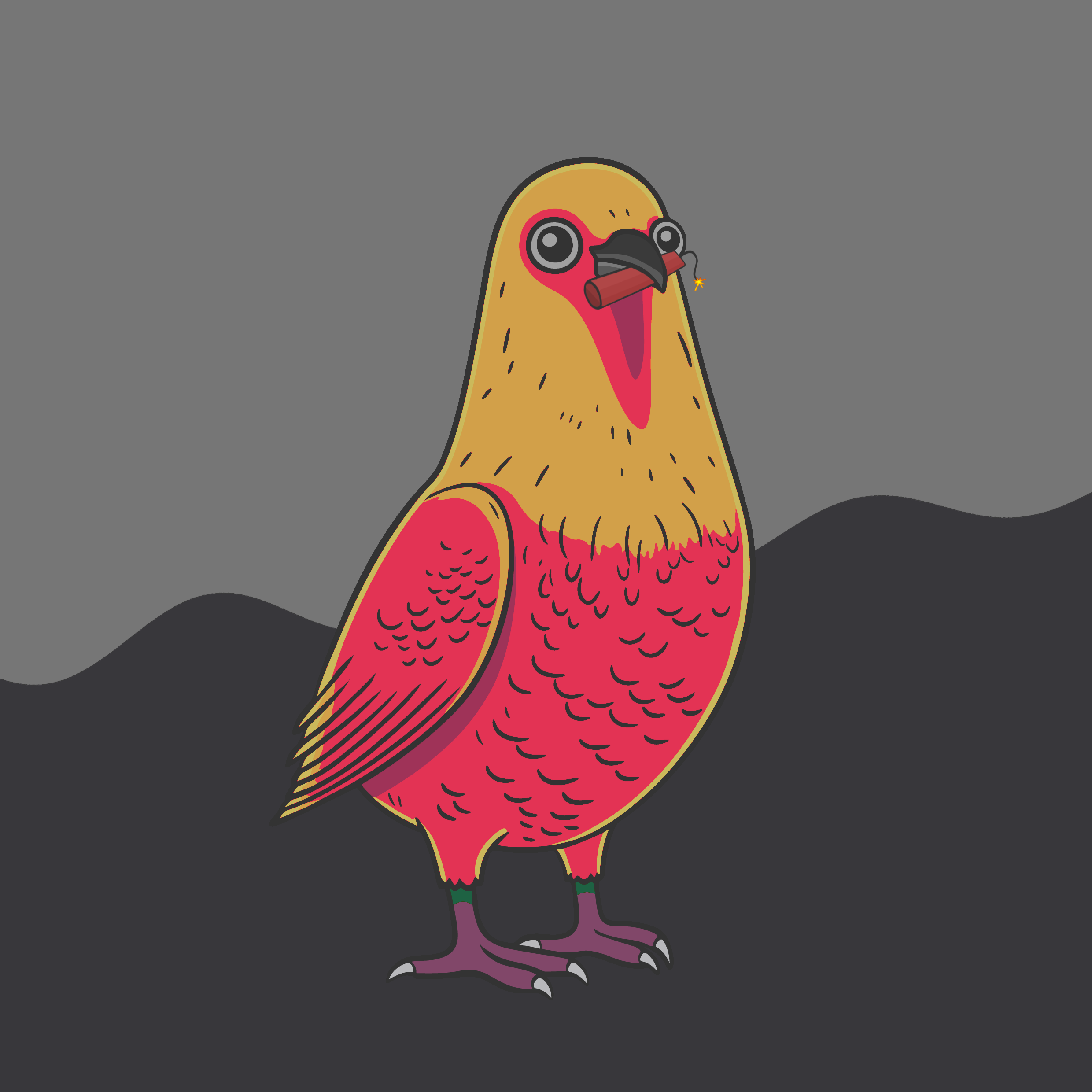 HAPPY HOOMENS BIRDS #203 NFT on Algorand
