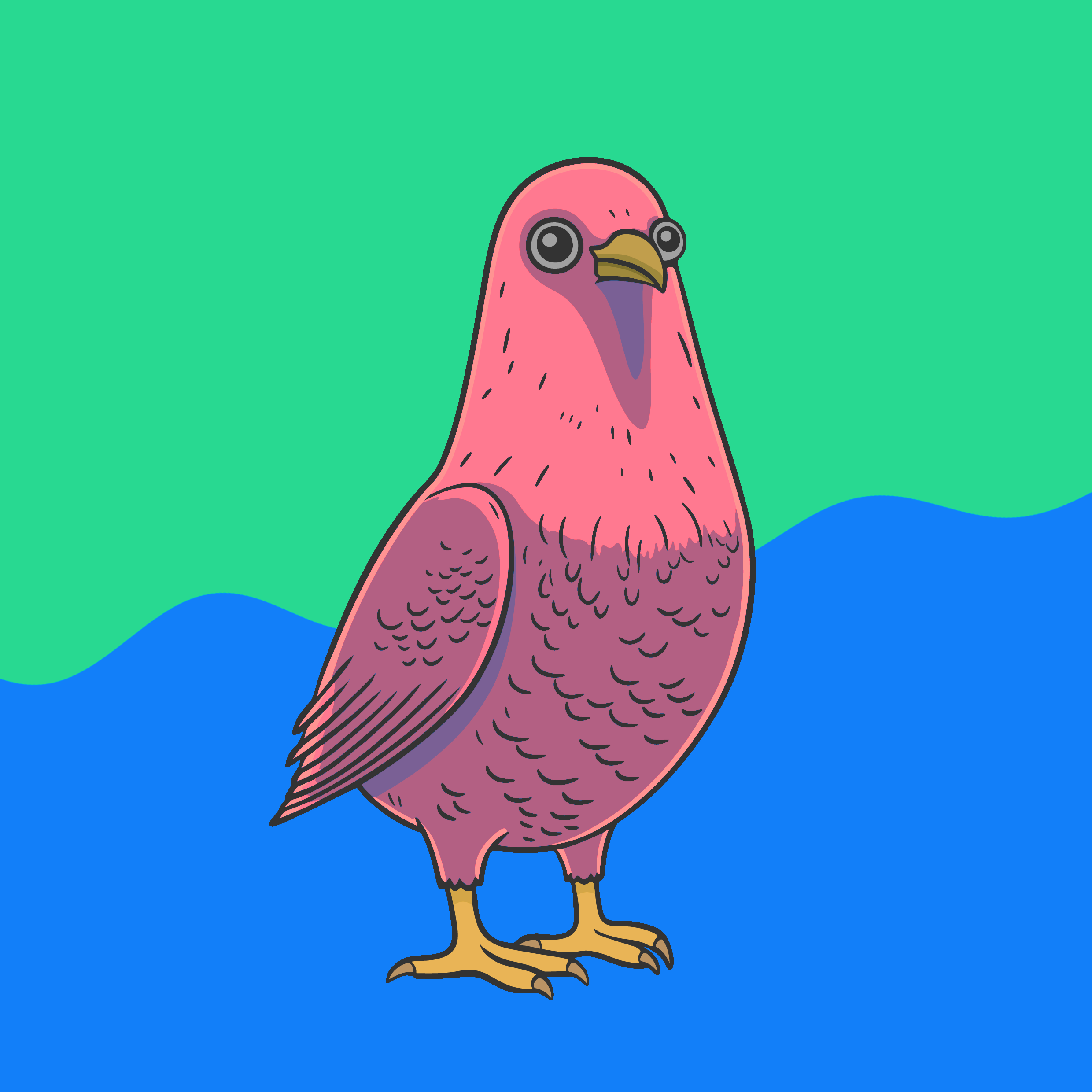 HAPPY HOOMENS BIRDS #210 NFT on Algorand