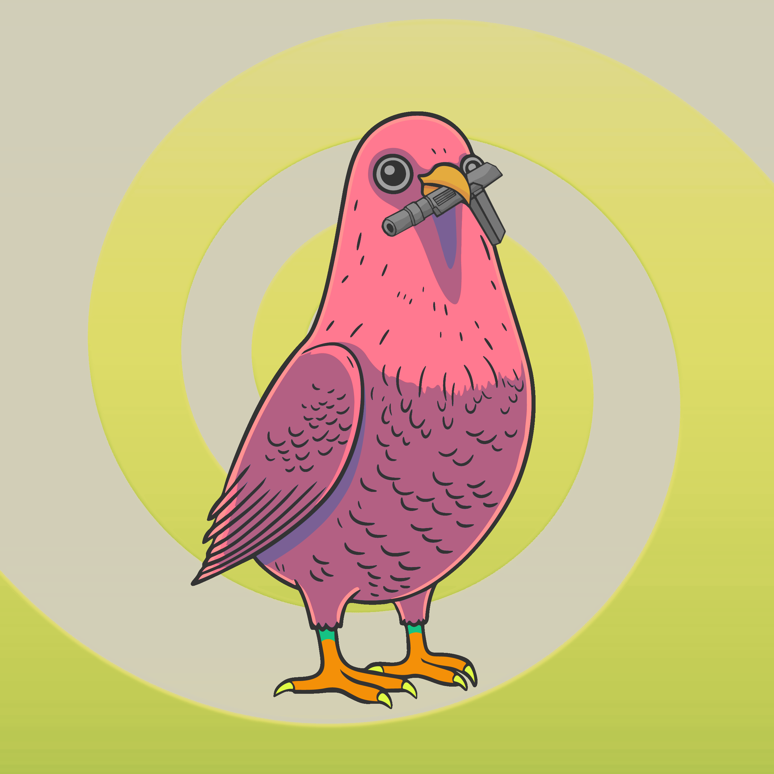 HAPPY HOOMENS BIRDS #211 NFT on Algorand