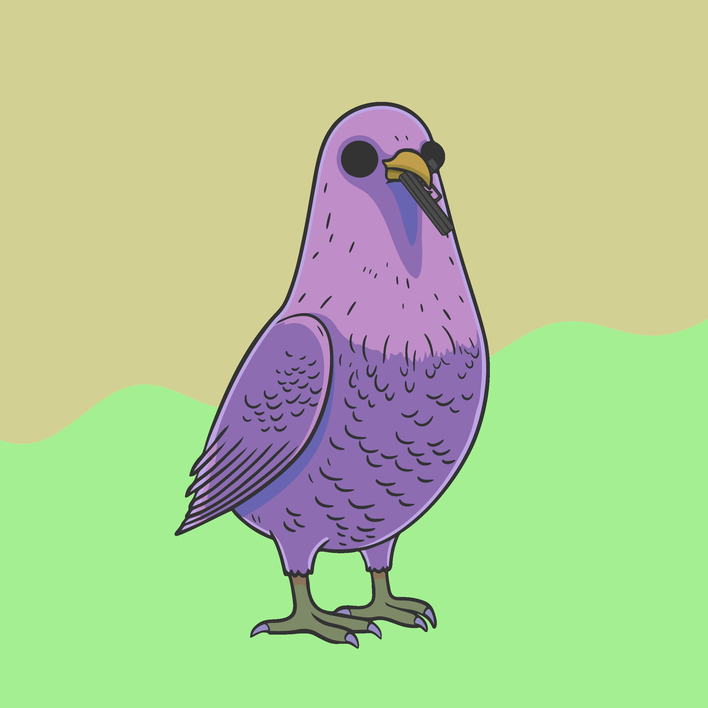 HAPPY HOOMENS BIRDS #219 NFT on Algorand